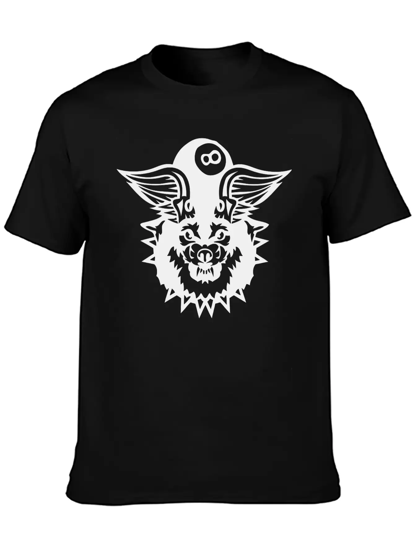 Billards Snooker Wing Wolf Logo Sports Stylish Everyday T-Shirt – Unisex Basic Cotton Tee