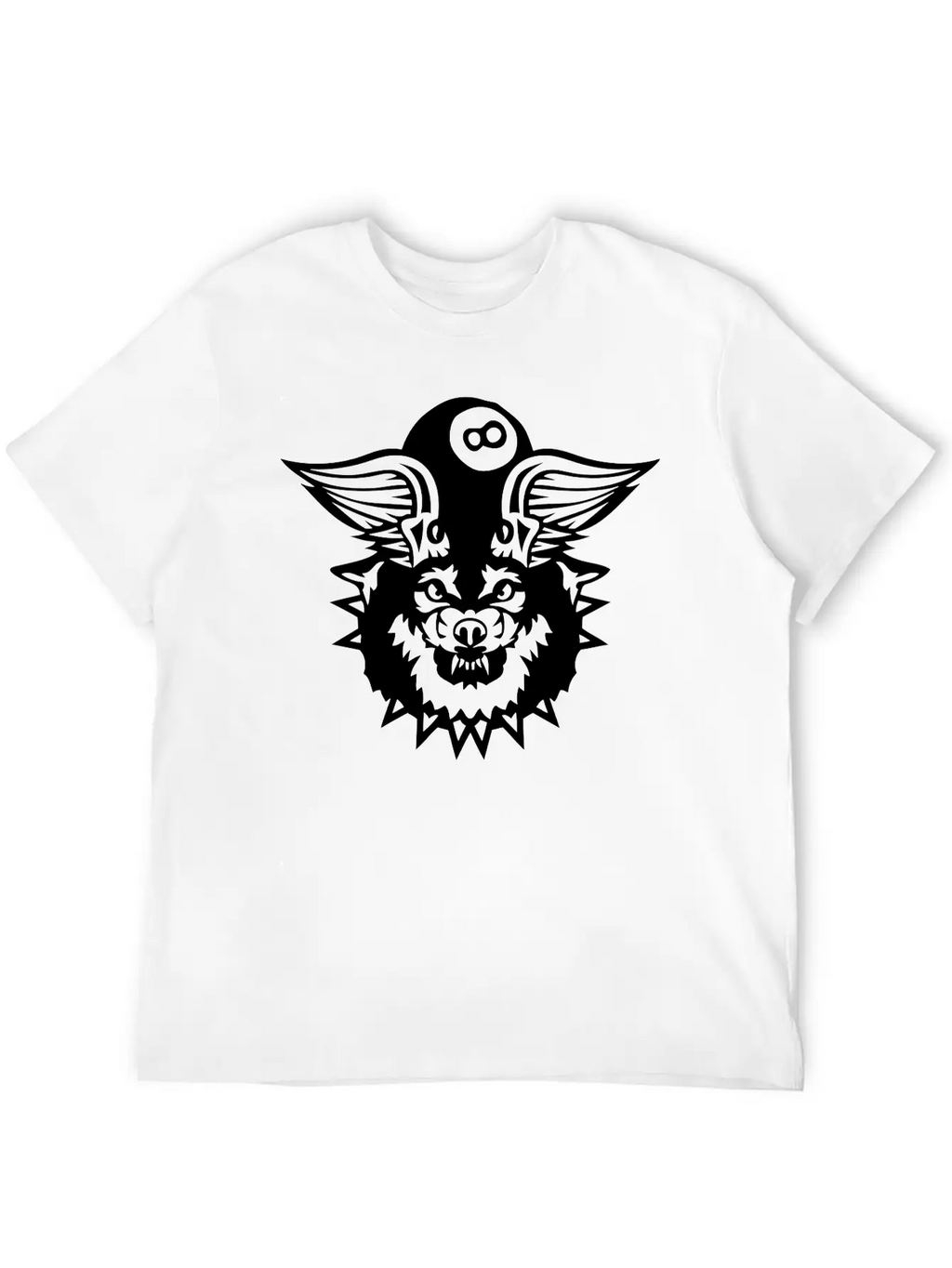 Billards Snooker Wing Wolf Logo Sports Stylish Everyday T-Shirt – Unisex Basic Cotton Tee