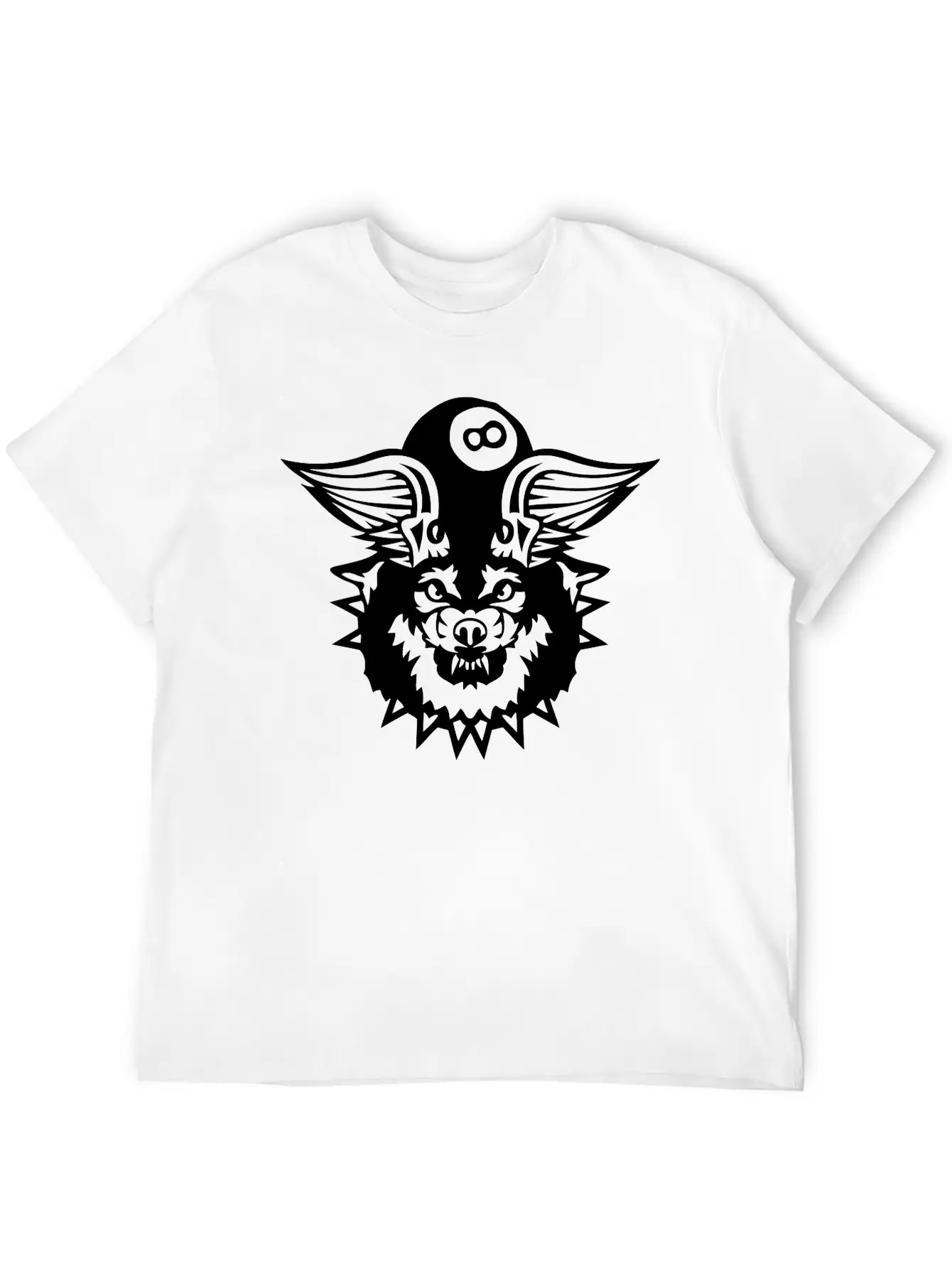Billards Snooker Wing Wolf Logo Sports Stylish Everyday T-Shirt – Unisex Basic Cotton Tee