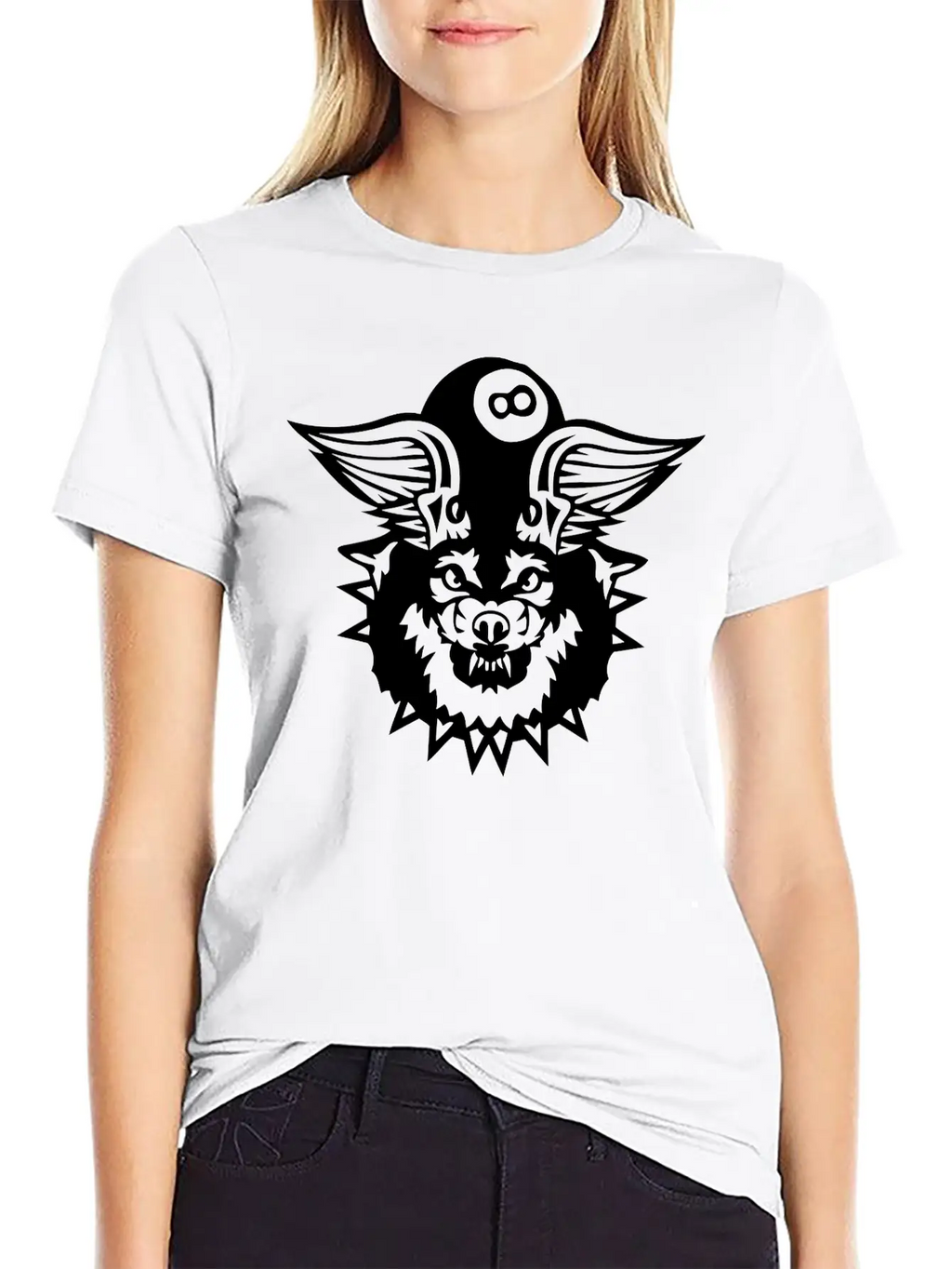 Billards Snooker Wing Wolf Logo Sports Stylish Everyday T-Shirt – Unisex Basic Cotton Tee