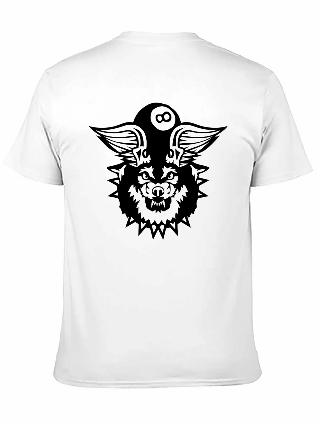 Billards Snooker Wing Wolf Logo Sports Stylish Everyday T-Shirt – Unisex Basic Cotton Tee