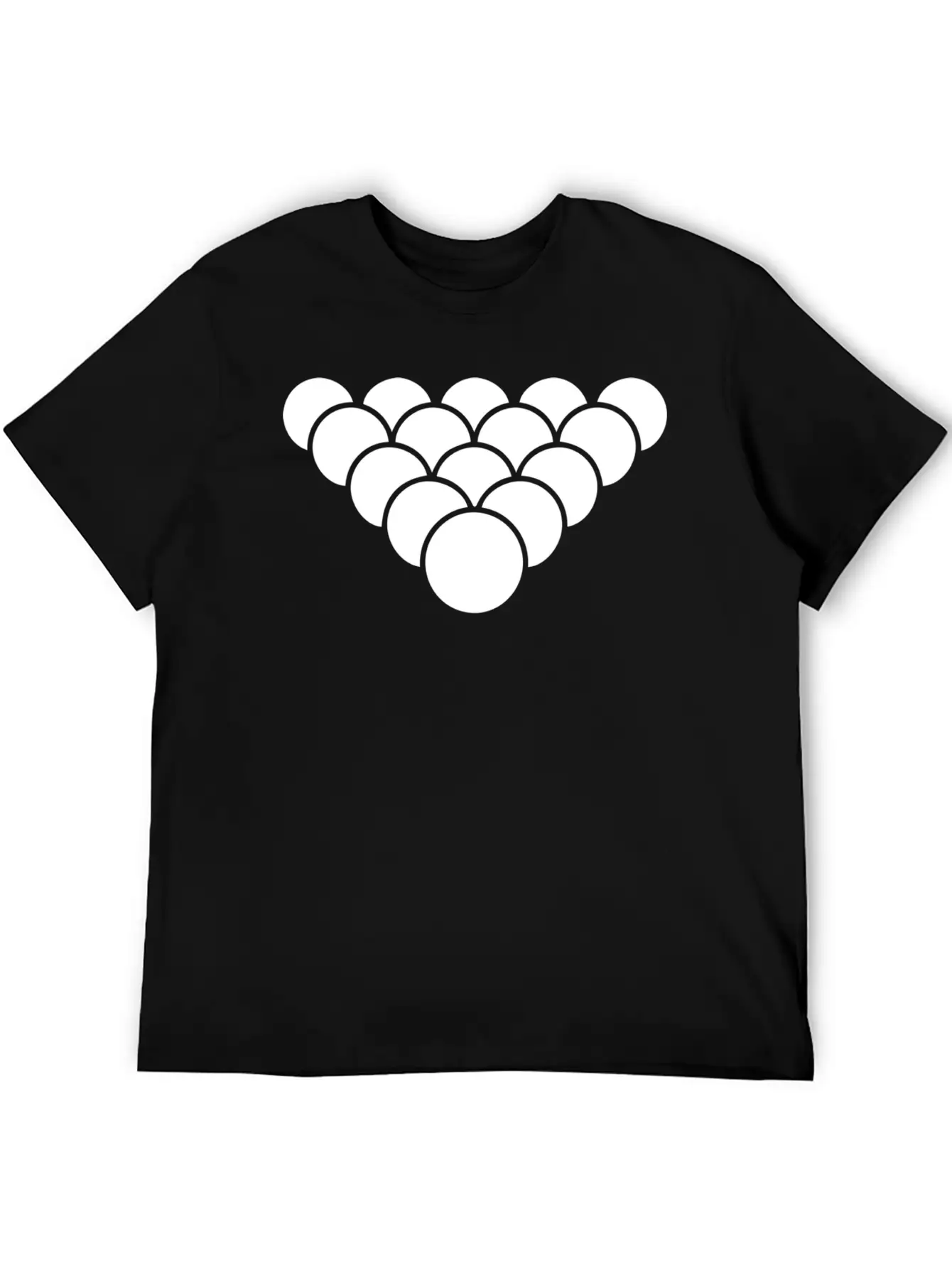 Billiard Balls Pool Game Best Athlete Gift Idea Relaxed Everyday Tee – Lightweight And Durable Cotton