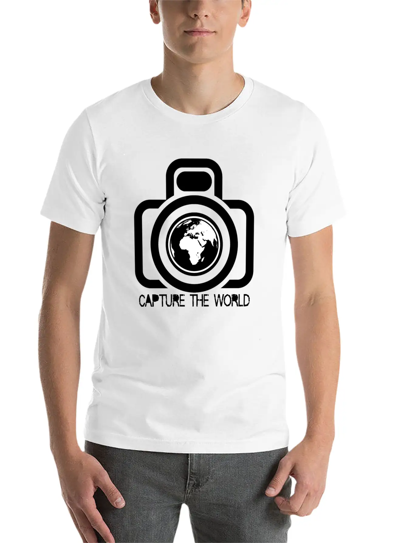 BioShoPeer#04 Unisex Casual T-Shirt – Clean Design For Daily Comfort