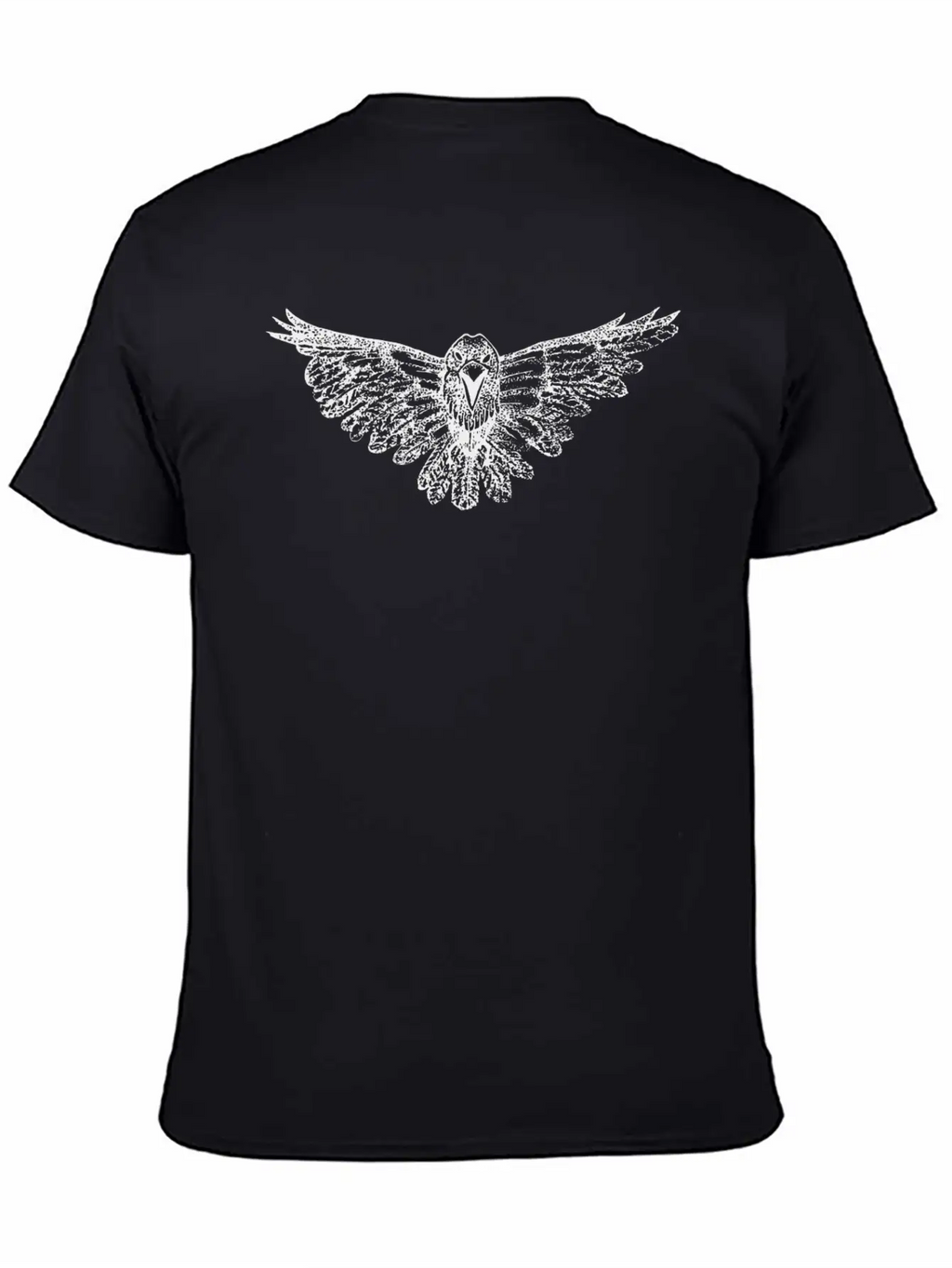 Bird Hawk Eagle Hand-Drawn Relaxed Everyday Tee – Lightweight And Durable Cotton