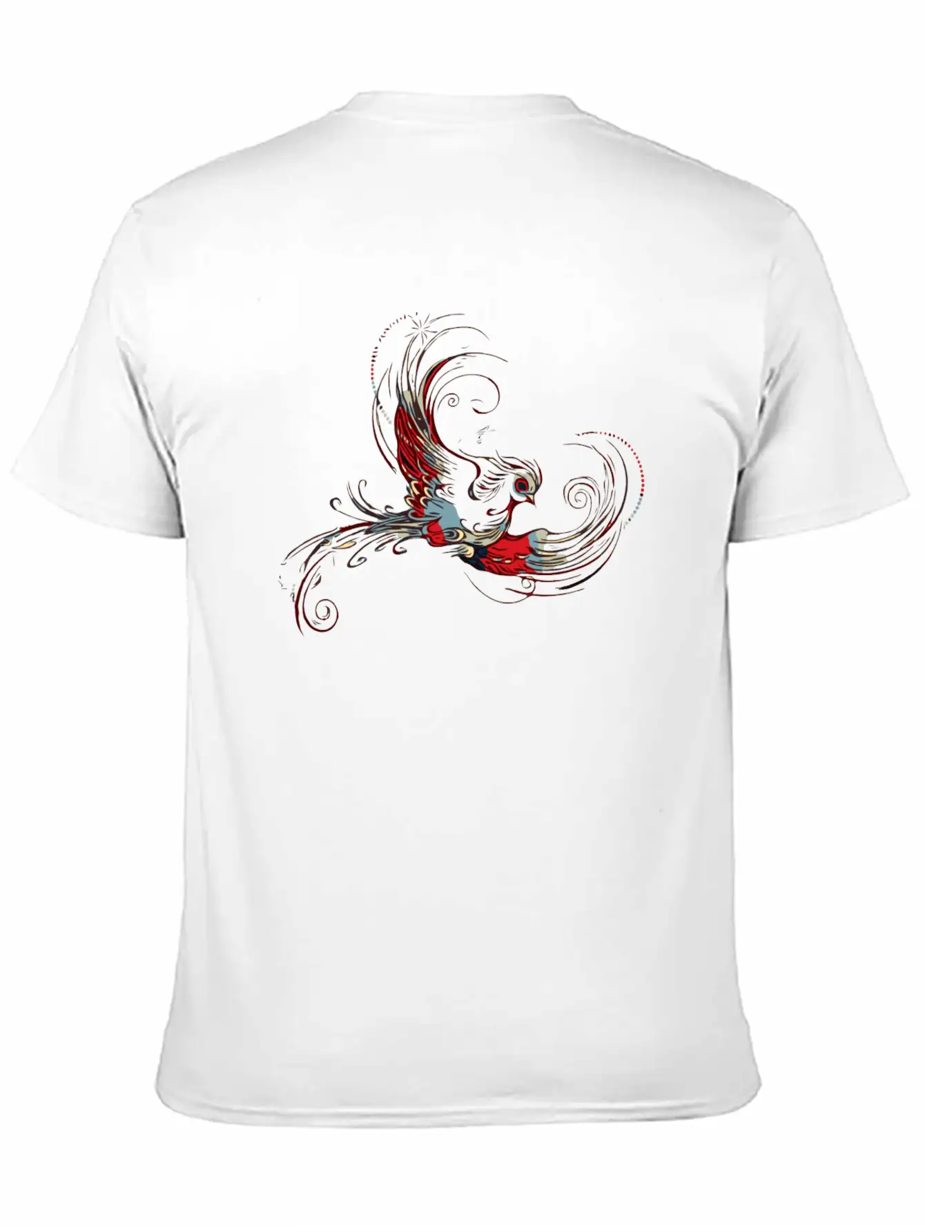 Bird In Flames Timeless Short Sleeve Tee – Comfy And Minimalist Design