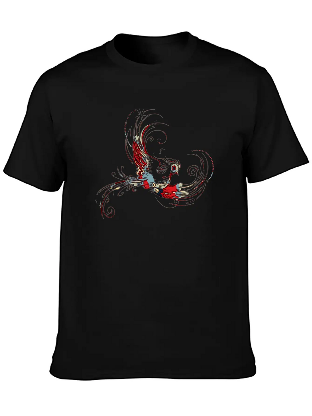 Bird In Flames Timeless Short Sleeve Tee – Comfy And Minimalist Design