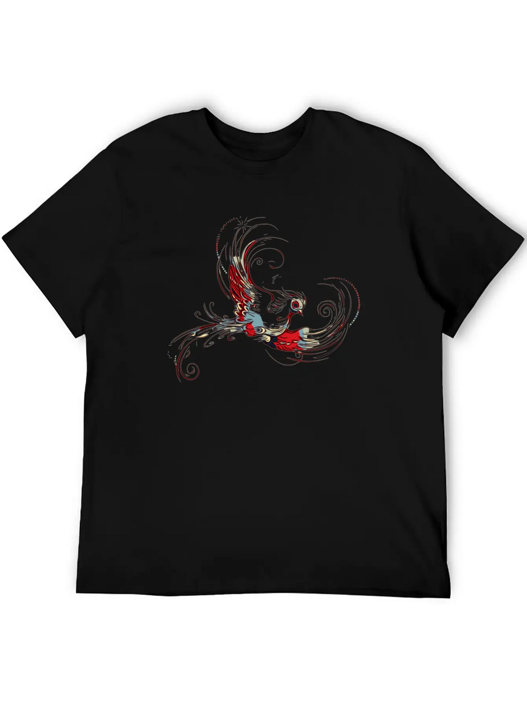 Bird In Flames Timeless Short Sleeve Tee – Comfy And Minimalist Design