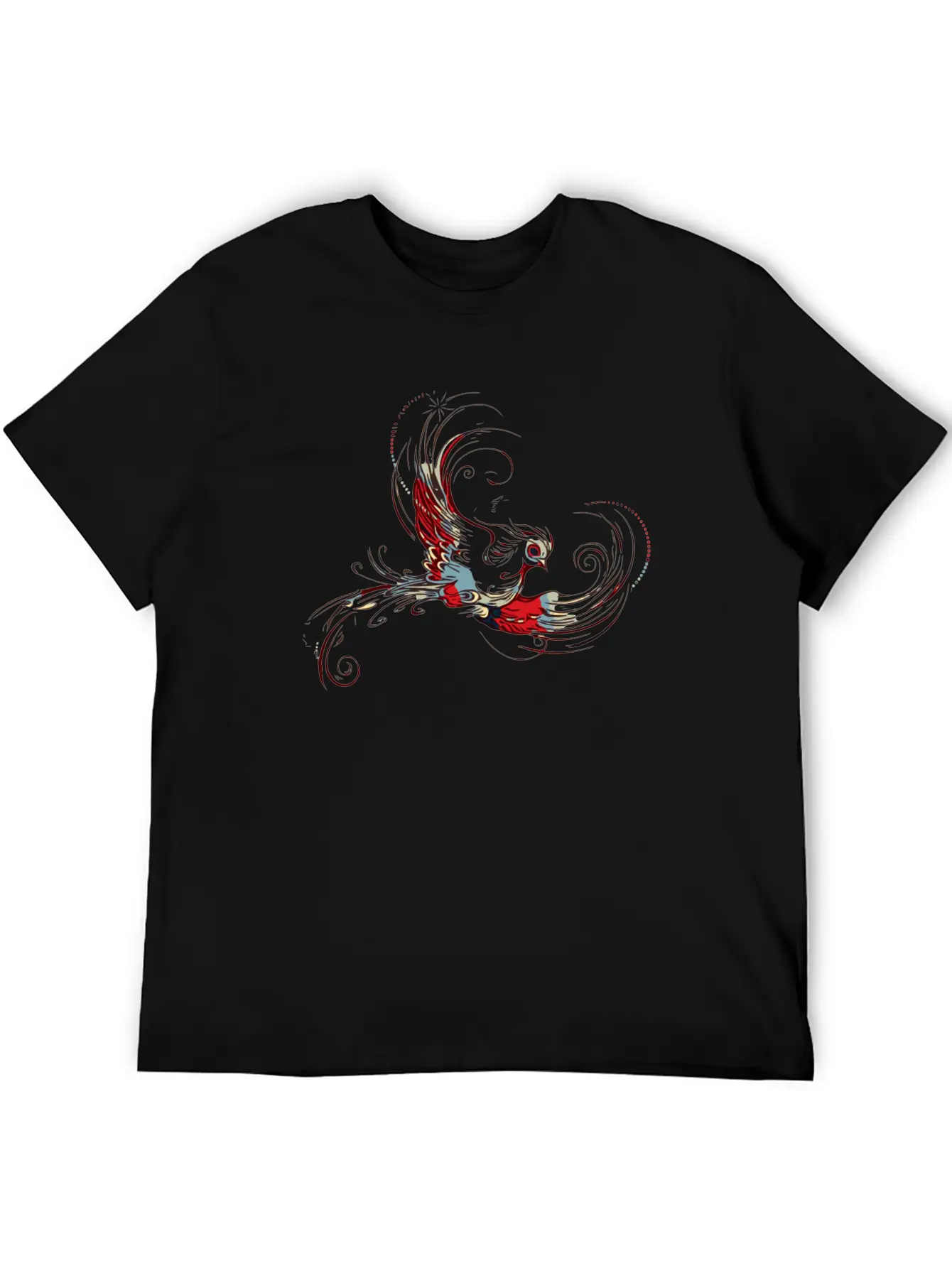 Bird In Flames Timeless Short Sleeve Tee – Comfy And Minimalist Design