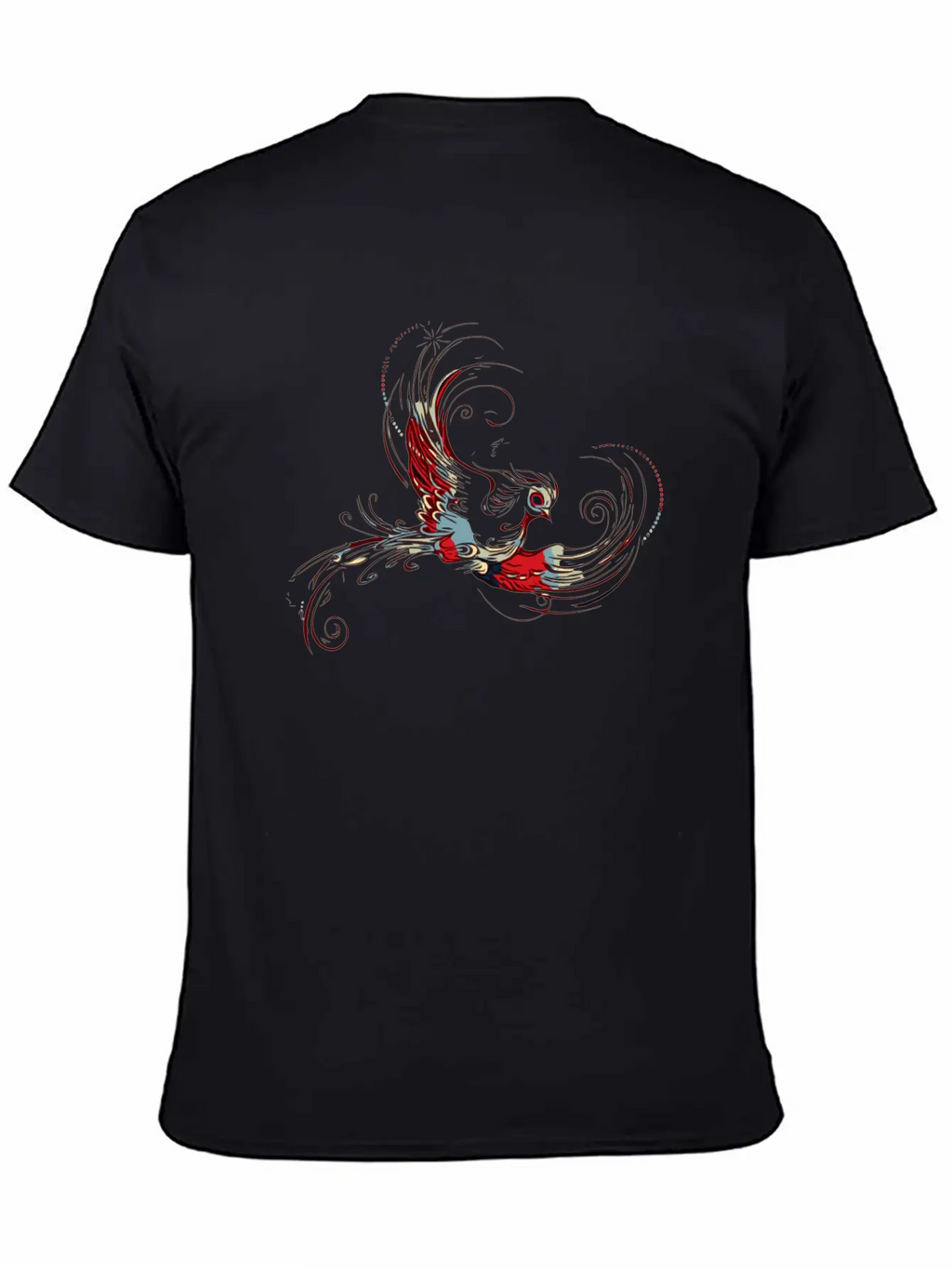Bird In Flames Timeless Short Sleeve Tee – Comfy And Minimalist Design