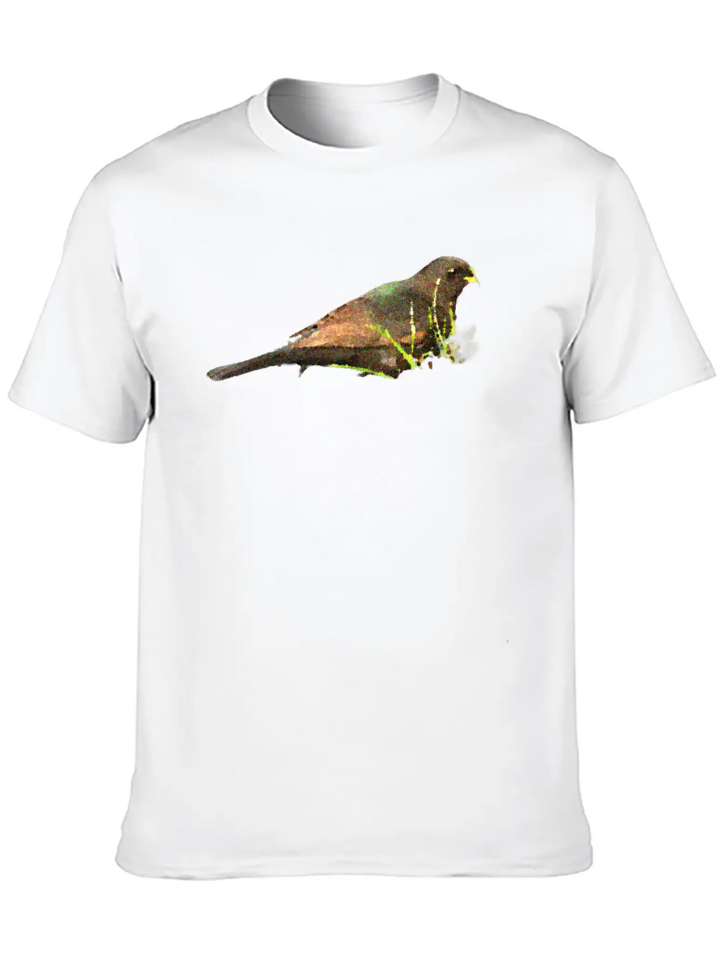 Bird Oil Art Relaxed Everyday Tee – Lightweight And Durable Cotton