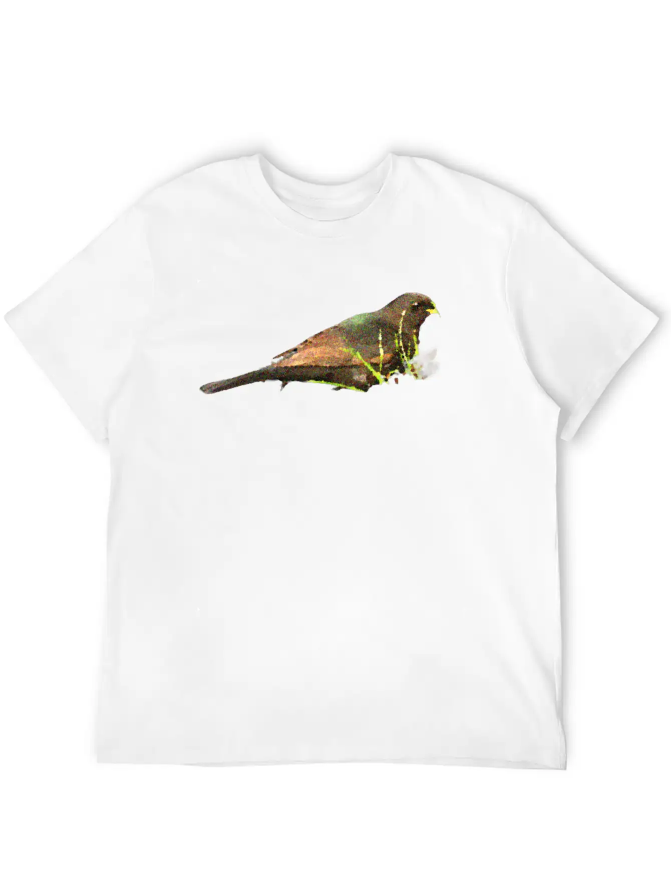 Bird Oil Art Relaxed Everyday Tee – Lightweight And Durable Cotton