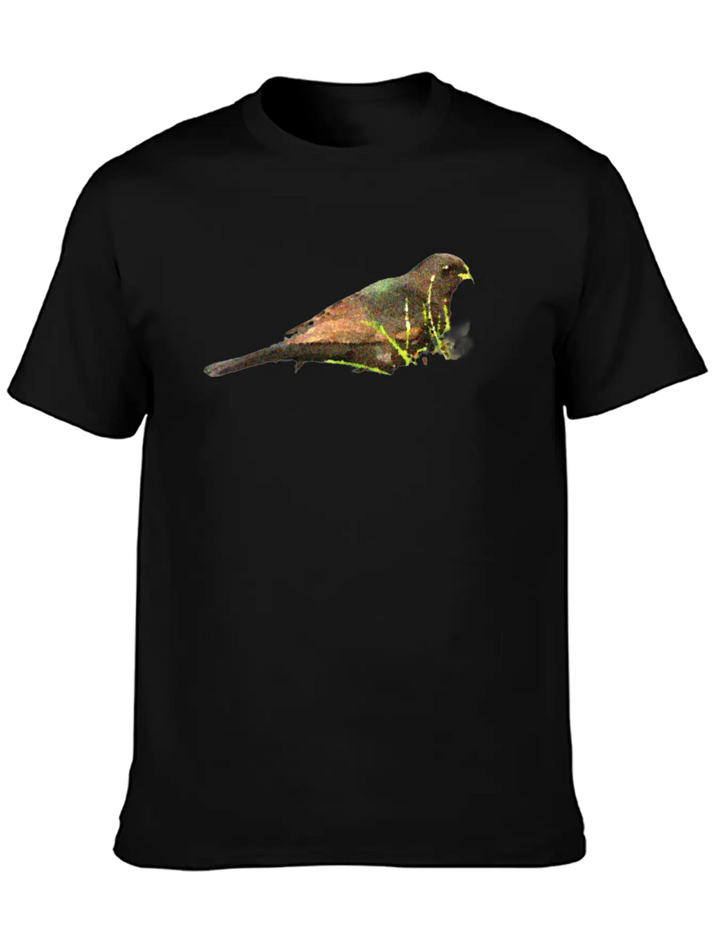 Bird Oil Art Relaxed Everyday Tee – Lightweight And Durable Cotton