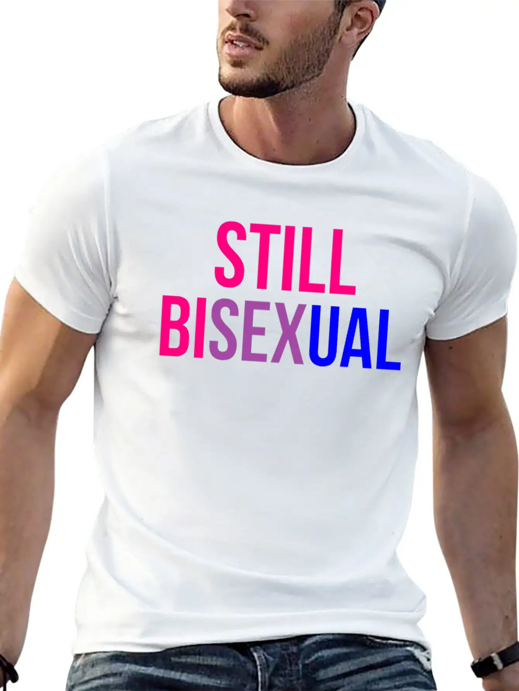 Bisexual Pride Unisex Casual T-Shirt – Clean Design For Daily Comfort