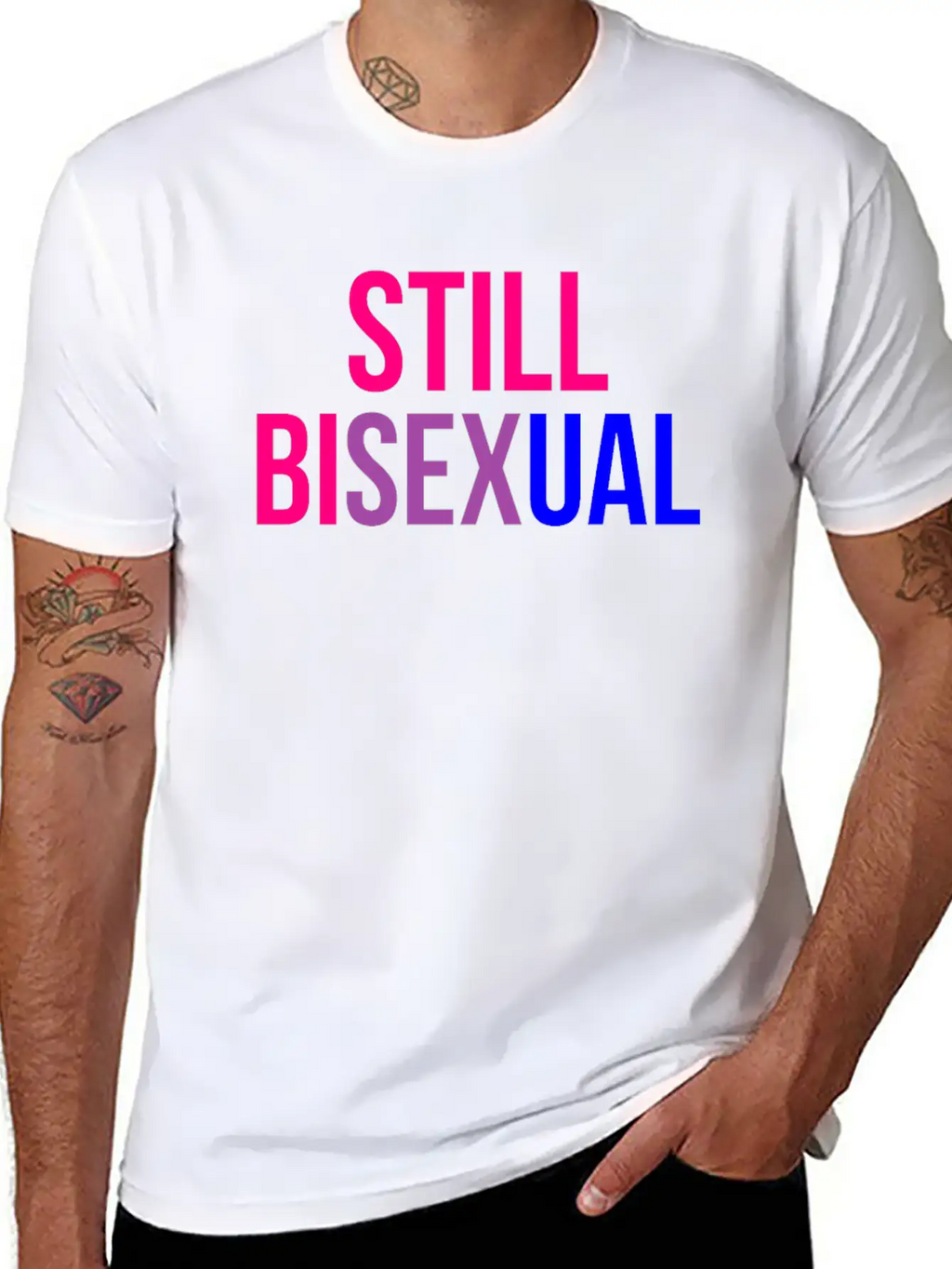 Bisexual Pride Unisex Casual T-Shirt – Clean Design For Daily Comfort