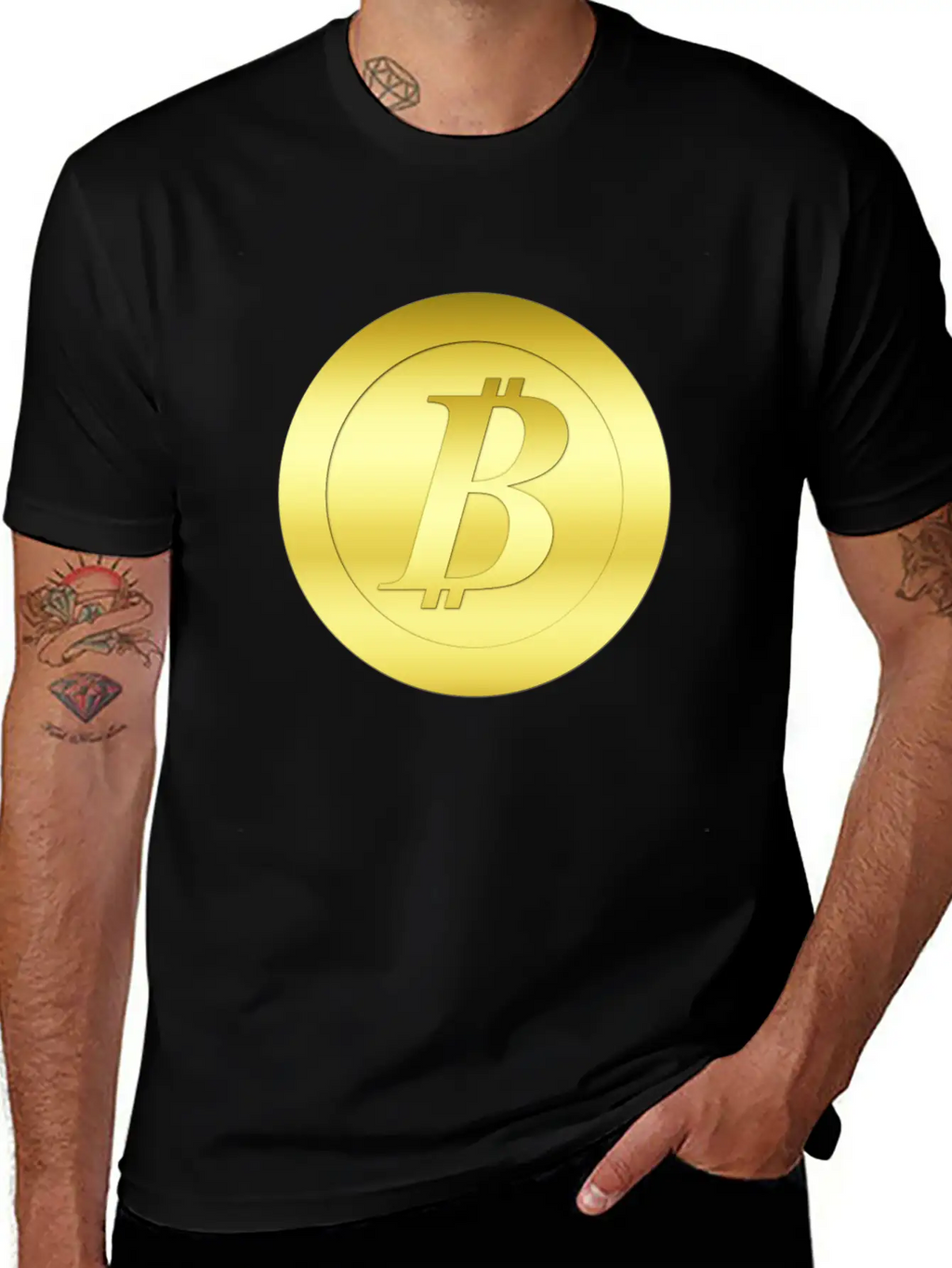 Bitcoin 1500 GoldcoinCirc Essential Cotton Tee For Daily Outfits – Unisex Style