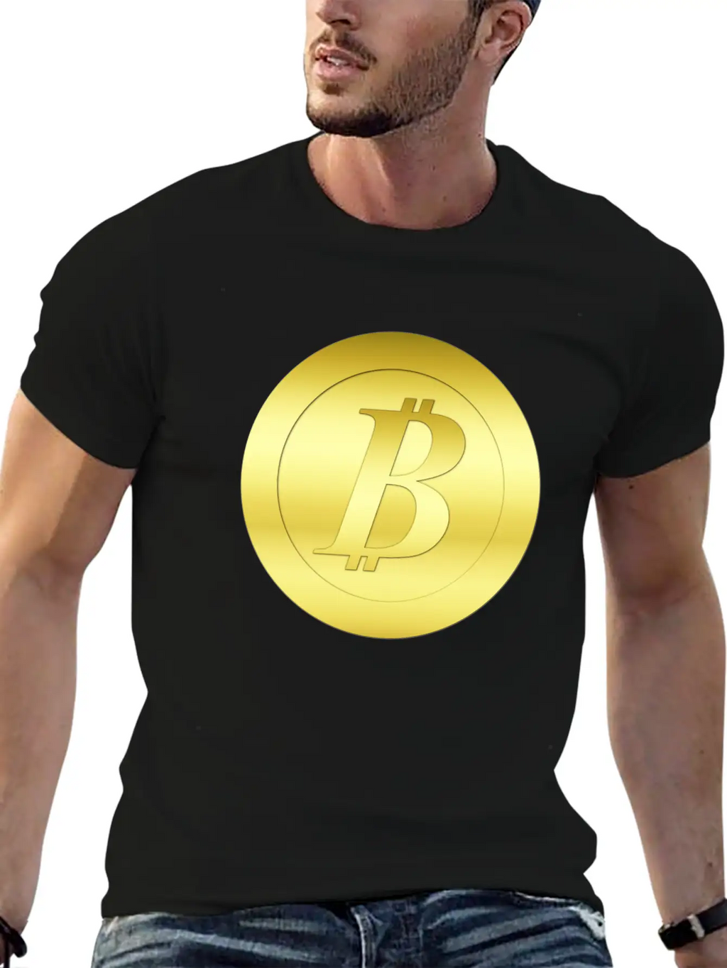 Bitcoin 1500 GoldcoinCirc Essential Cotton Tee For Daily Outfits – Unisex Style