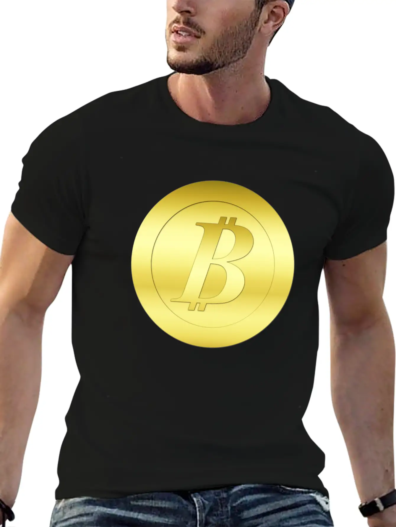 Bitcoin 1500 GoldcoinCirc Essential Cotton Tee For Daily Outfits – Unisex Style