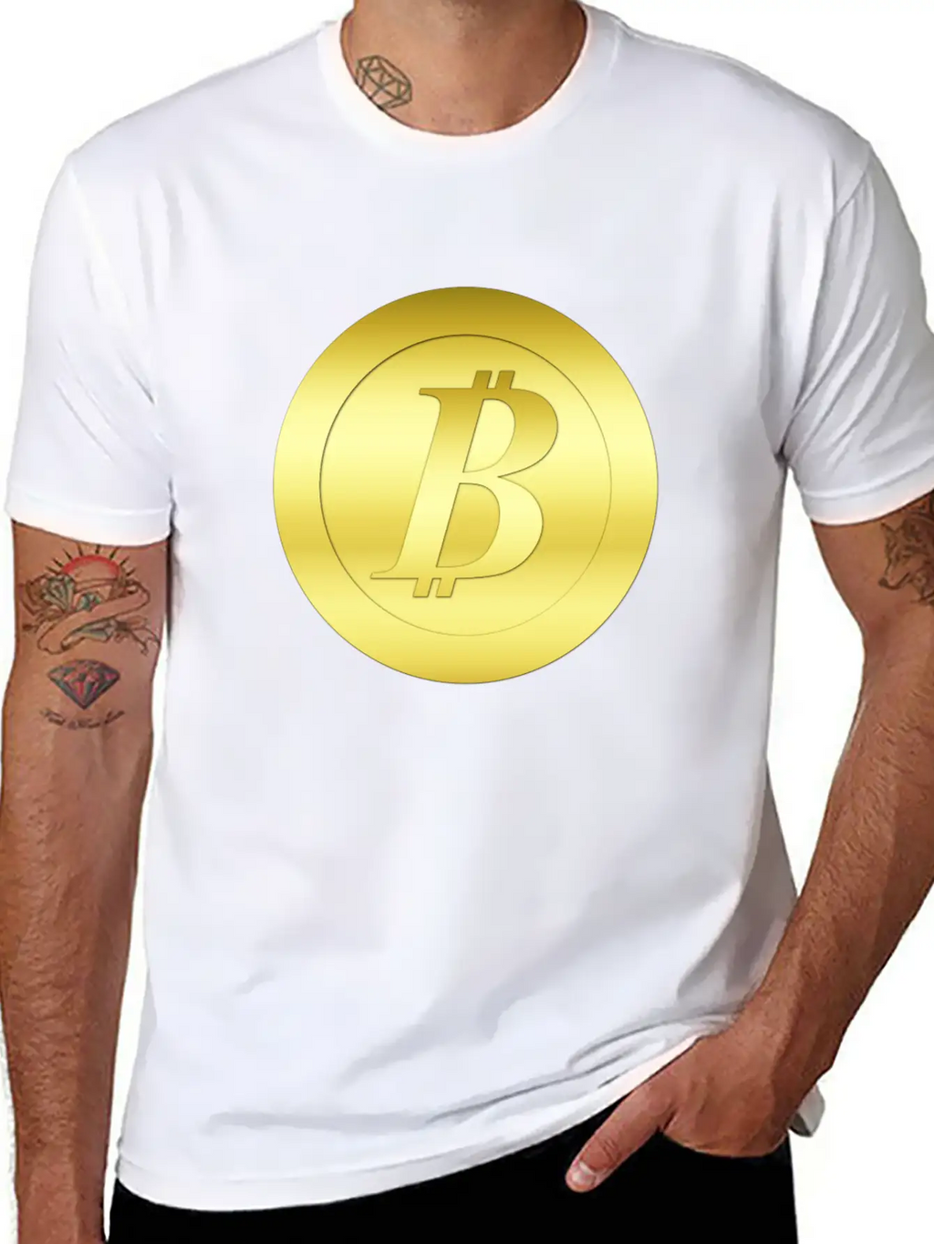 Bitcoin 1500 GoldcoinCirc Essential Cotton Tee For Daily Outfits – Unisex Style