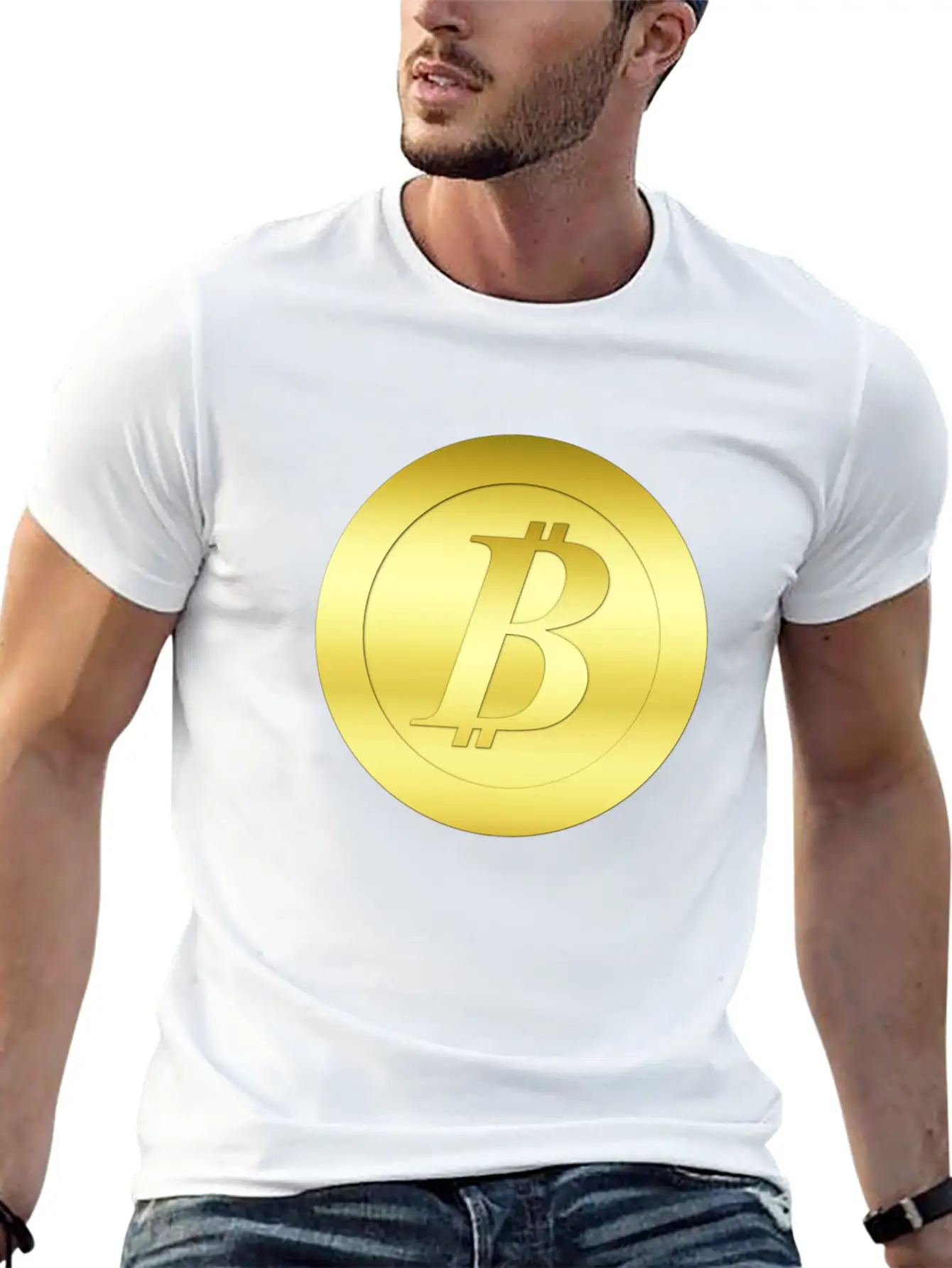 Bitcoin 1500 GoldcoinCirc Essential Cotton Tee For Daily Outfits – Unisex Style
