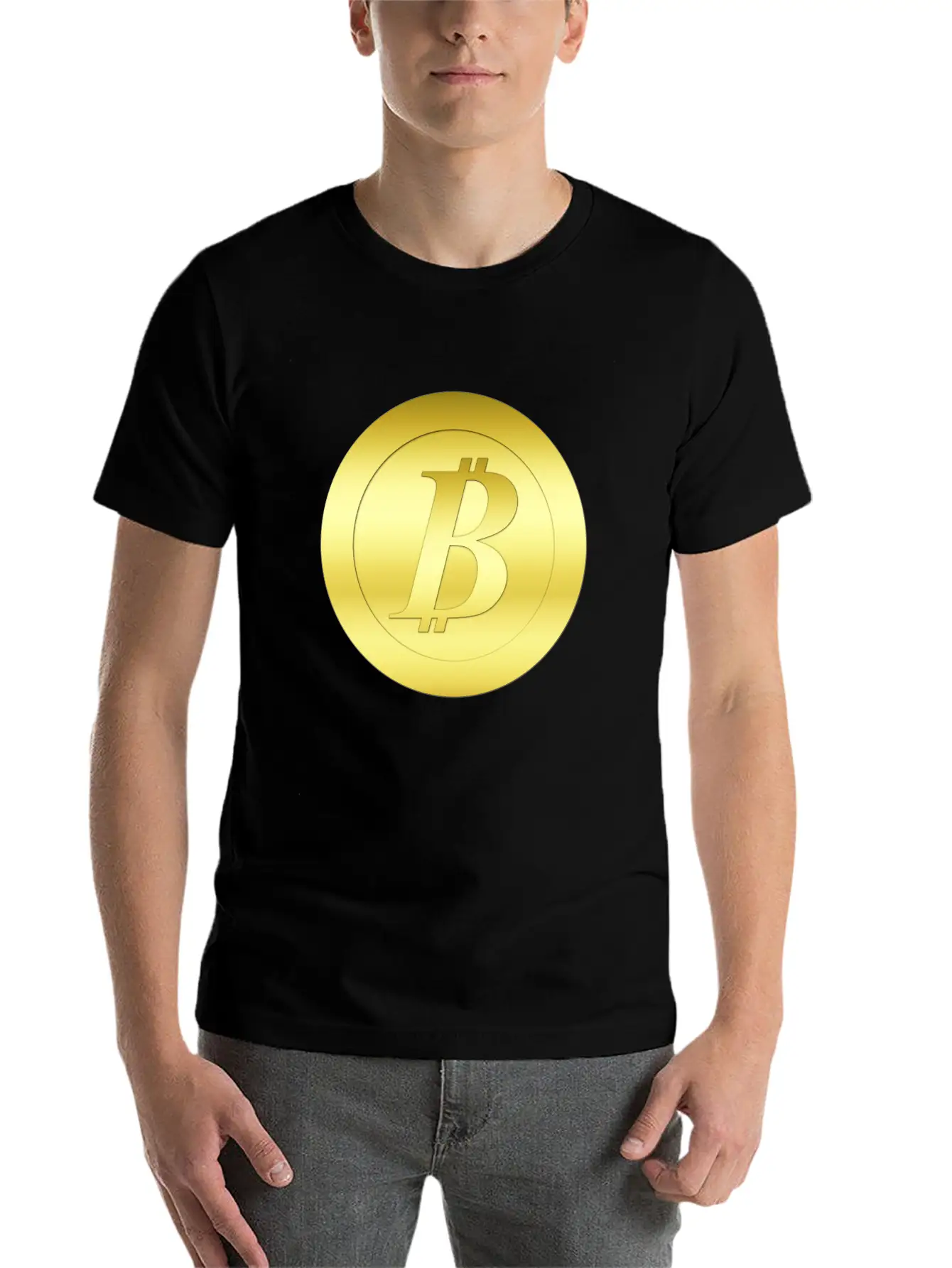 Bitcoin 1500 GoldcoinCirc Essential Cotton Tee For Daily Outfits – Unisex Style