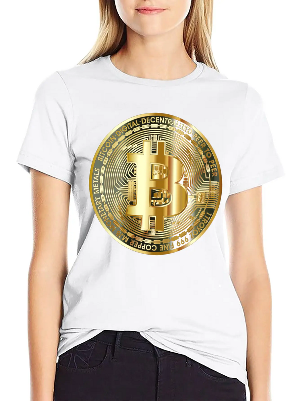 Bitcoin Art Designs | Cryptocurrency | Bitcoin Art Timeless Short Sleeve Tee – Comfy And Minimalist Design