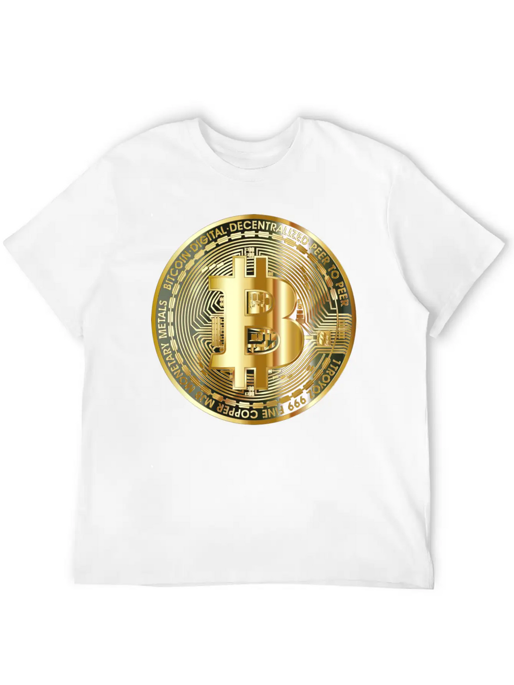 Bitcoin Art Designs | Cryptocurrency | Bitcoin Art Timeless Short Sleeve Tee – Comfy And Minimalist Design
