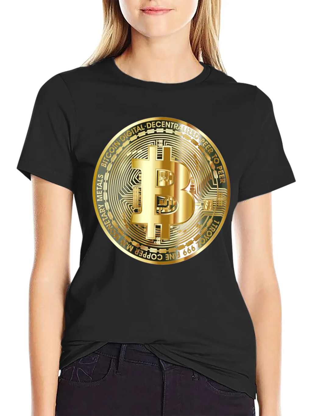 Bitcoin Art Designs | Cryptocurrency | Bitcoin Art Timeless Short Sleeve Tee – Comfy And Minimalist Design