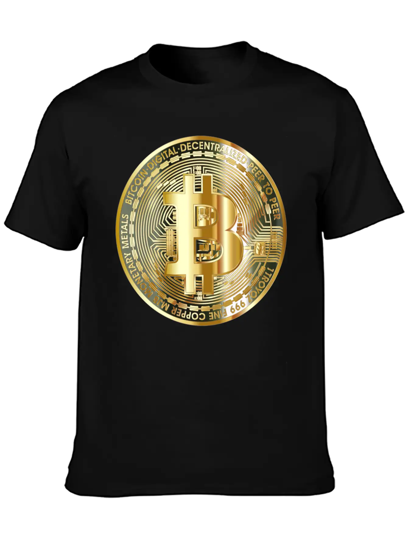 Bitcoin Art Designs | Cryptocurrency | Bitcoin Art Timeless Short Sleeve Tee – Comfy And Minimalist Design