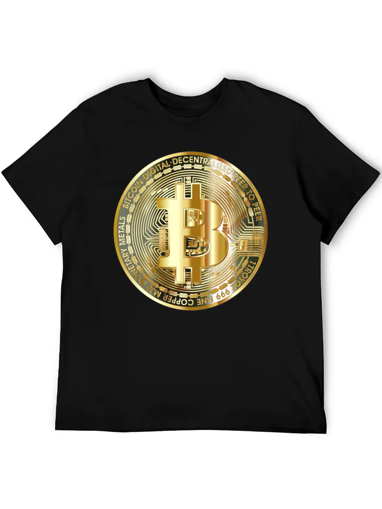 Bitcoin Art Designs | Cryptocurrency | Bitcoin Art Timeless Short Sleeve Tee – Comfy And Minimalist Design