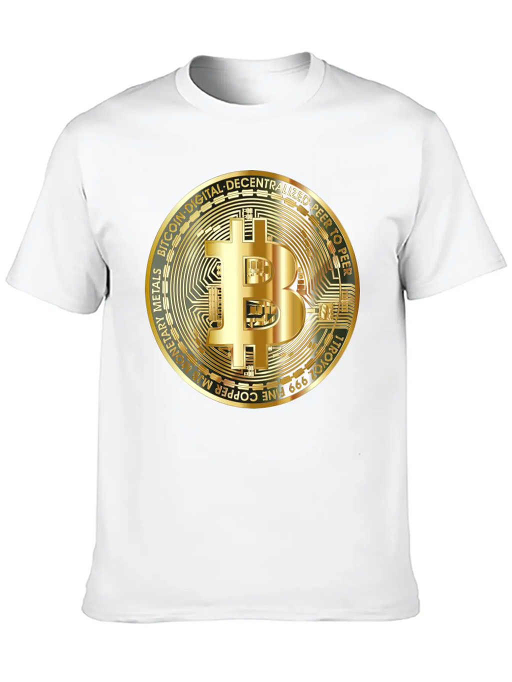 Bitcoin Art Designs | Cryptocurrency | Bitcoin Art Timeless Short Sleeve Tee – Comfy And Minimalist Design