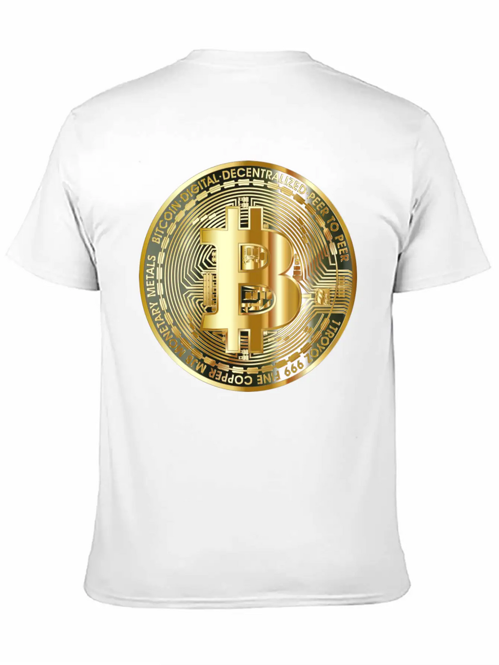 Bitcoin Art Designs | Cryptocurrency | Bitcoin Art Timeless Short Sleeve Tee – Comfy And Minimalist Design