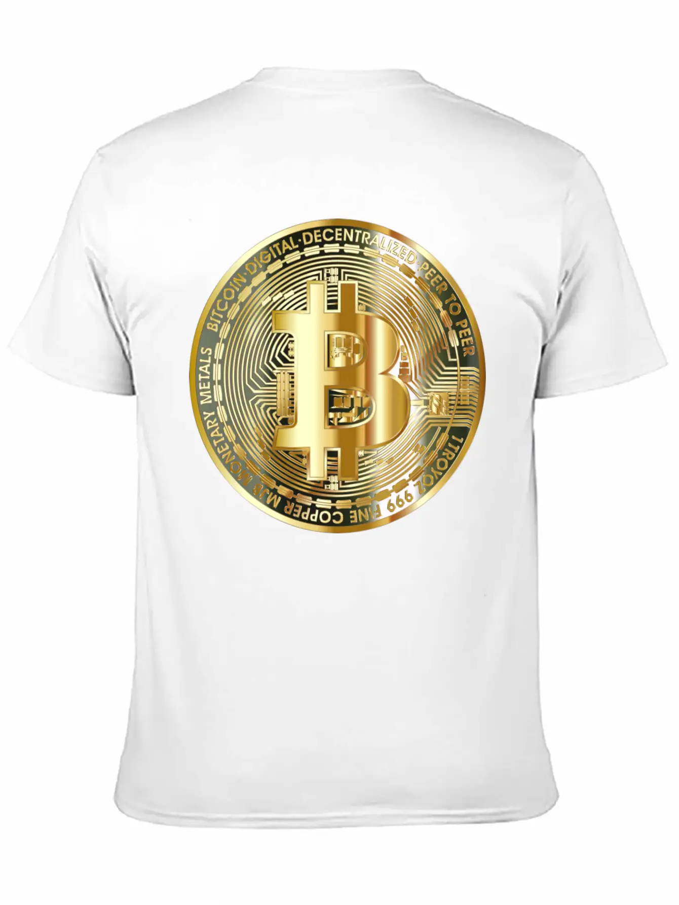 Bitcoin Art Designs | Cryptocurrency | Bitcoin Art Timeless Short Sleeve Tee – Comfy And Minimalist Design
