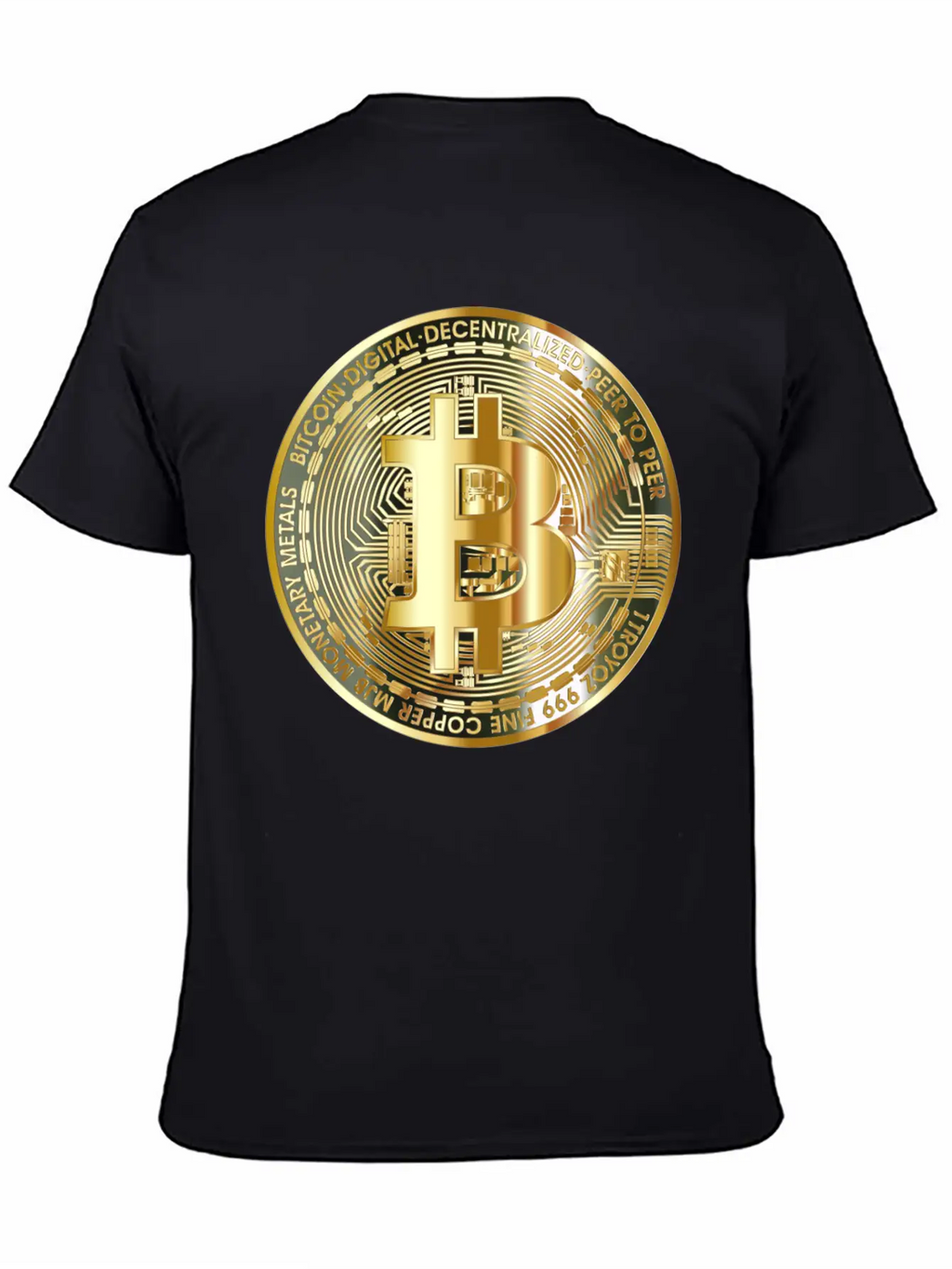 Bitcoin Art Designs | Cryptocurrency | Bitcoin Art Timeless Short Sleeve Tee – Comfy And Minimalist Design