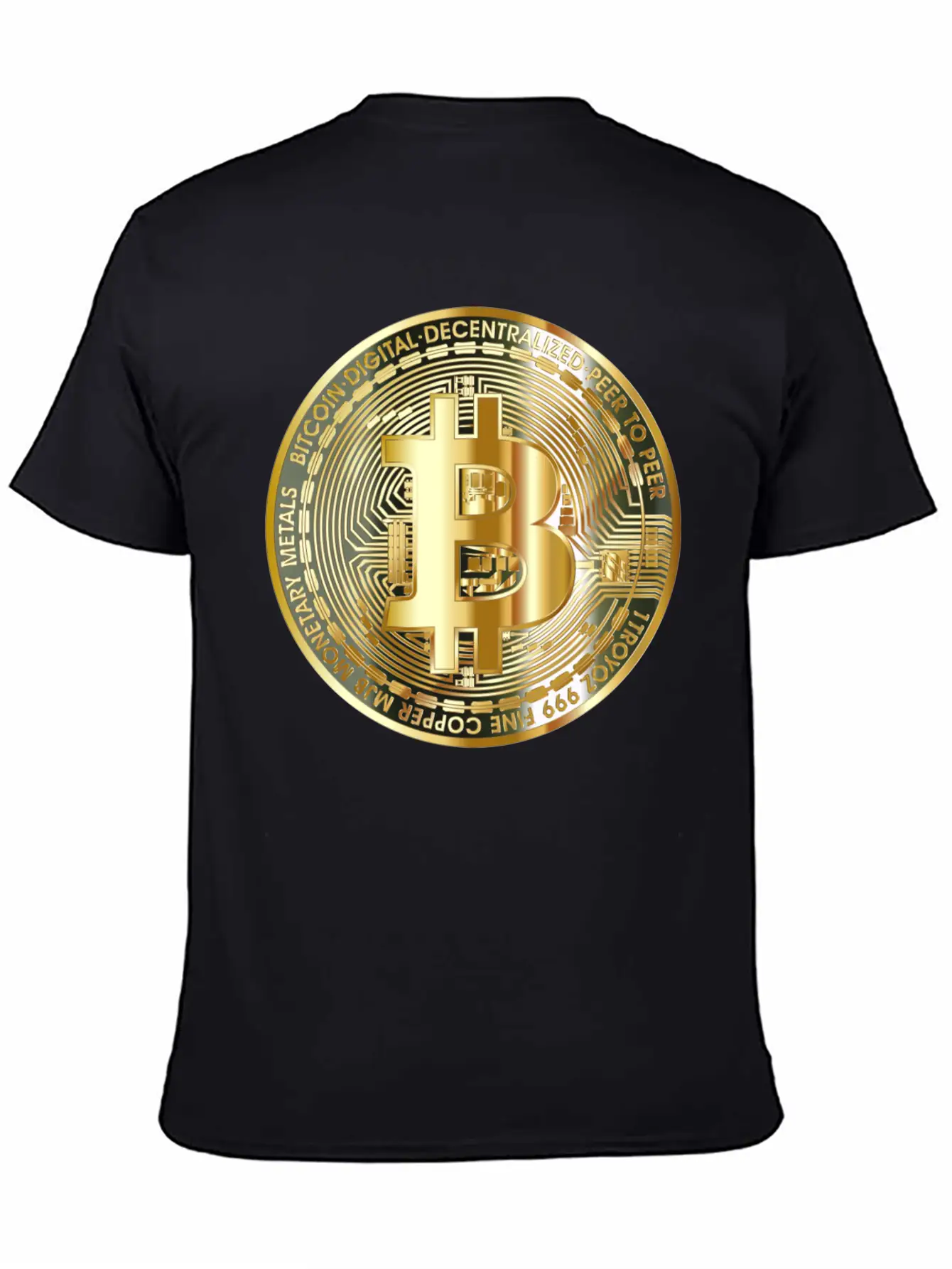 Bitcoin Art Designs | Cryptocurrency | Bitcoin Art Timeless Short Sleeve Tee – Comfy And Minimalist Design