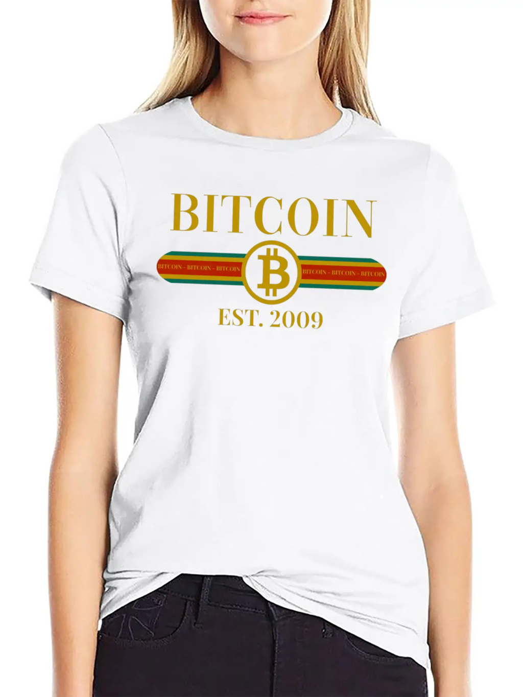 Bitcoin BTC Fashion Design Basic Graphic T-Shirt – Daily Comfort In Soft Cotton