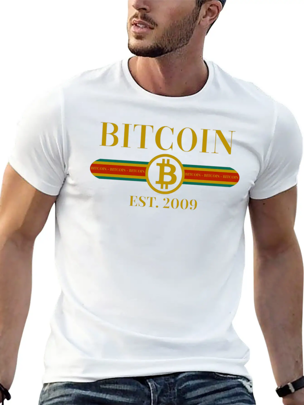 Bitcoin BTC Fashion Design Basic Graphic T-Shirt – Daily Comfort In Soft Cotton
