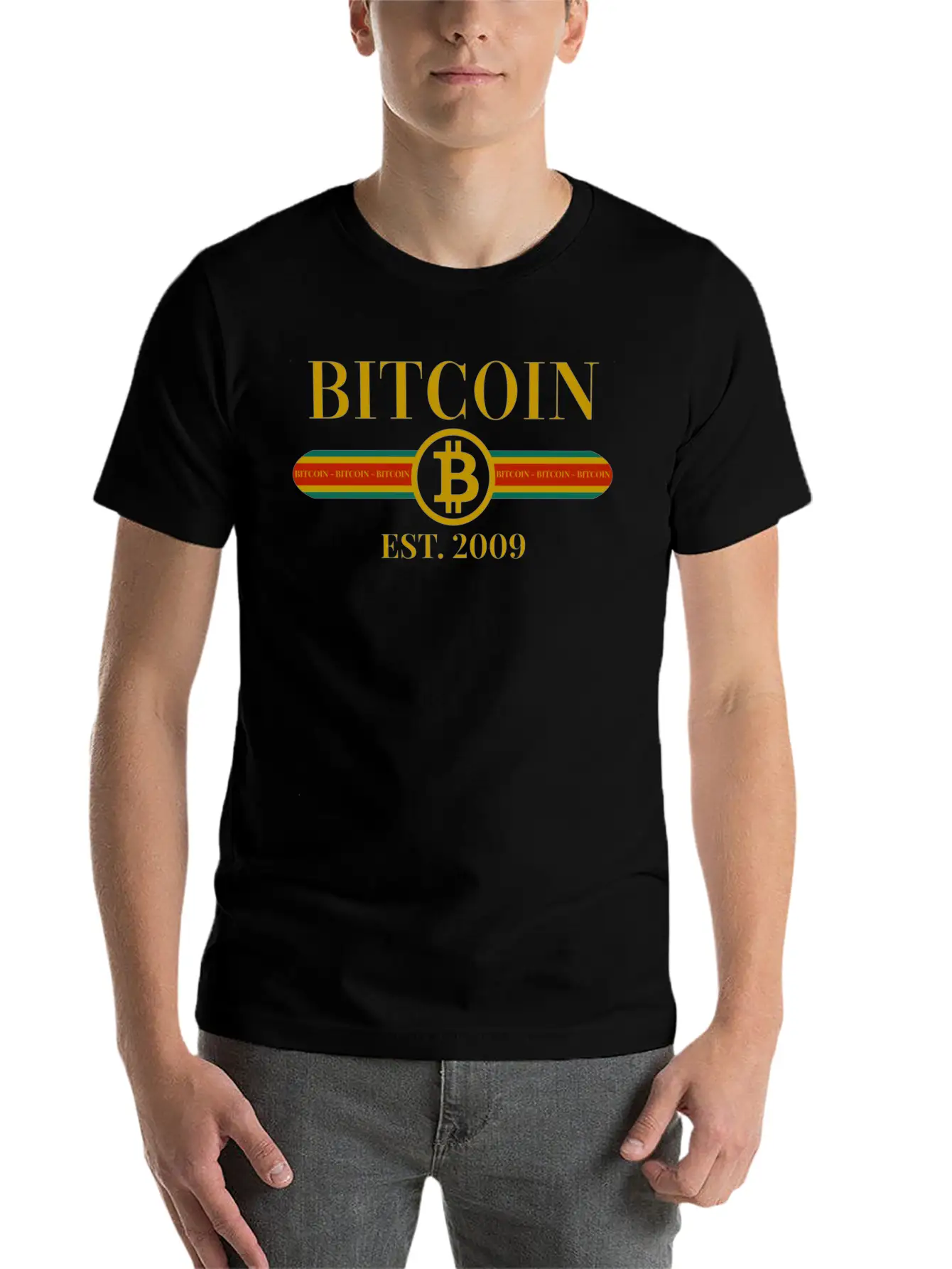 Bitcoin BTC Fashion Design Basic Graphic T-Shirt – Daily Comfort In Soft Cotton