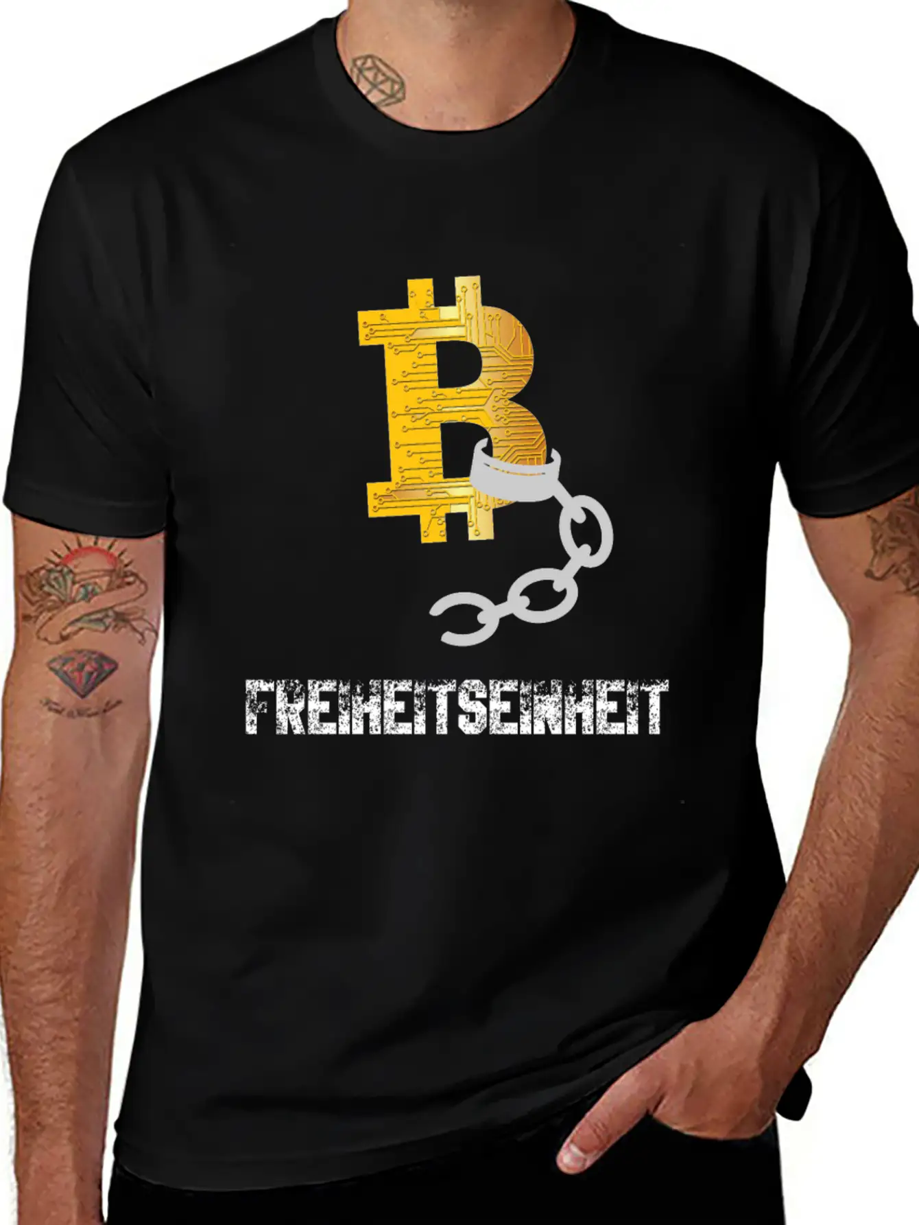 Bitcoin BTC - Freedom Unit Unisex Casual T-Shirt – Clean Design For Daily Comfort