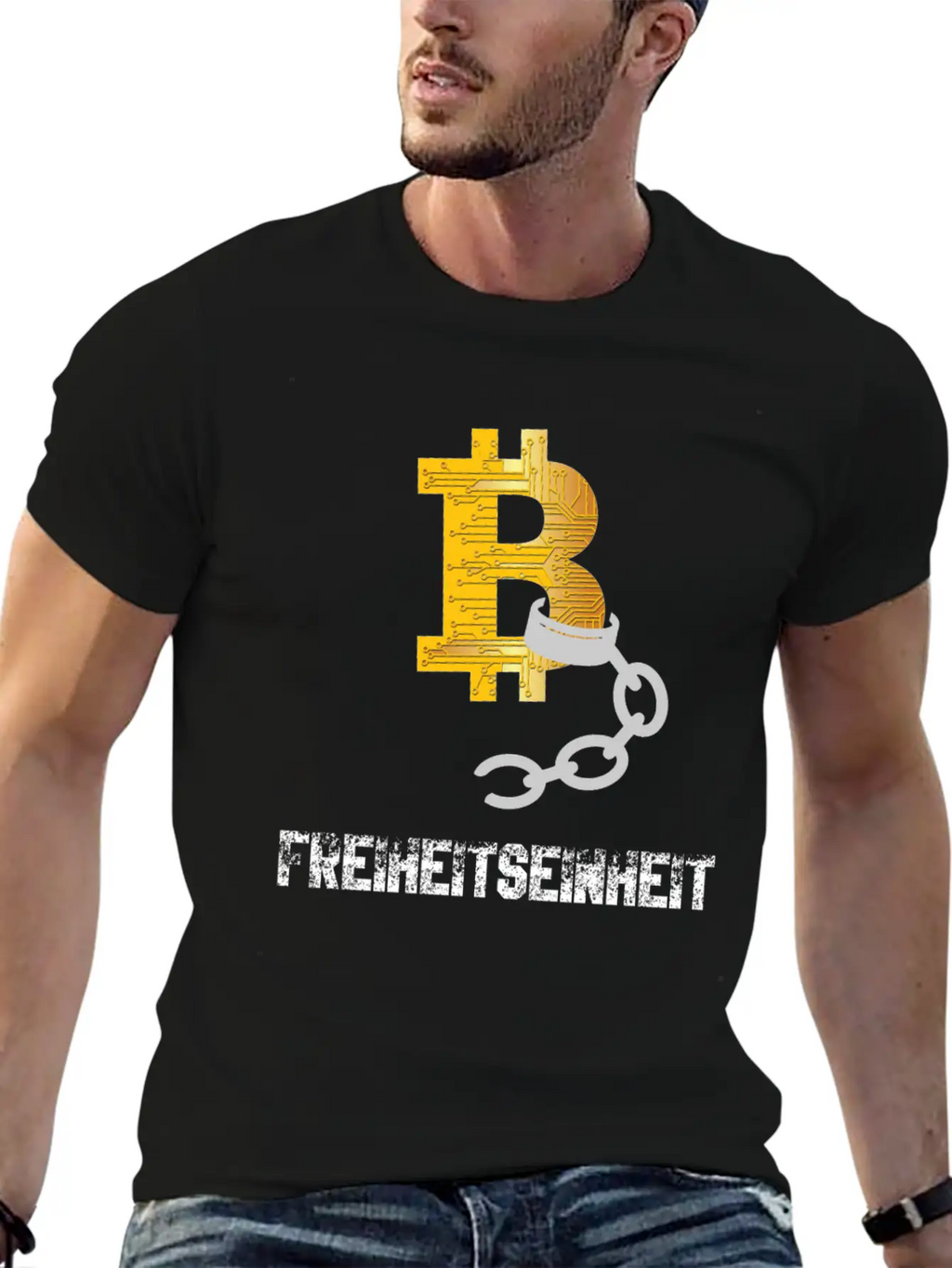Bitcoin BTC - Freedom Unit Unisex Casual T-Shirt – Clean Design For Daily Comfort