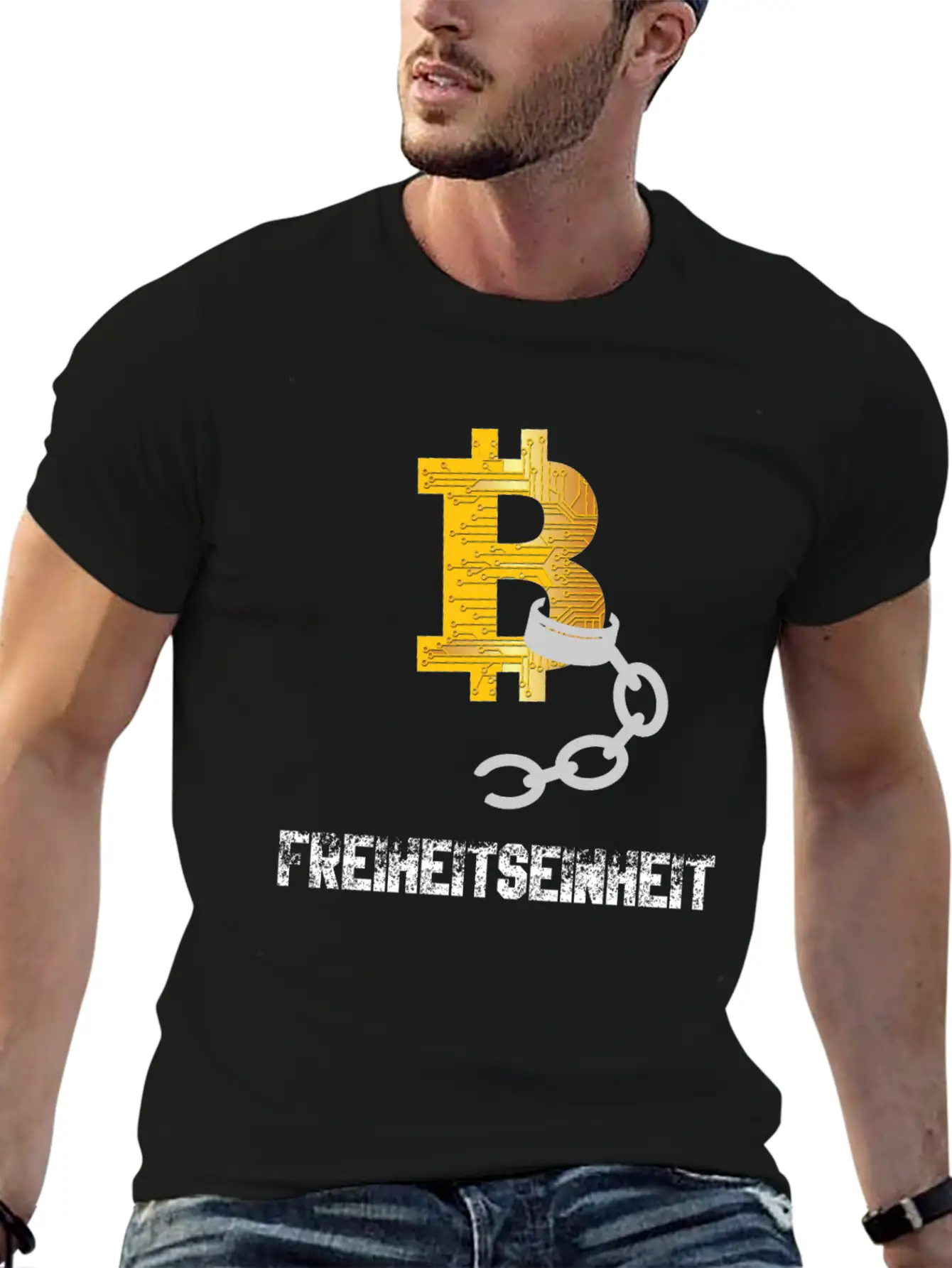 Bitcoin BTC - Freedom Unit Unisex Casual T-Shirt – Clean Design For Daily Comfort