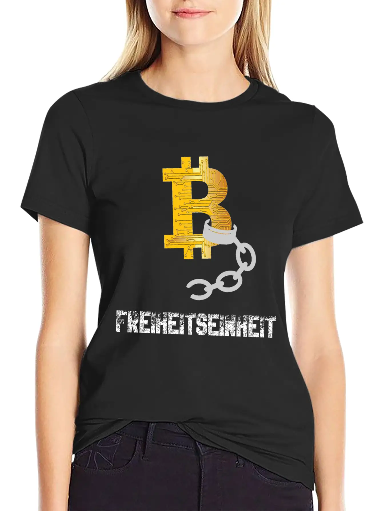 Bitcoin BTC - Freedom Unit Unisex Casual T-Shirt – Clean Design For Daily Comfort