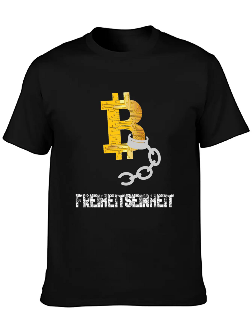 Bitcoin BTC - Freedom Unit Unisex Casual T-Shirt – Clean Design For Daily Comfort