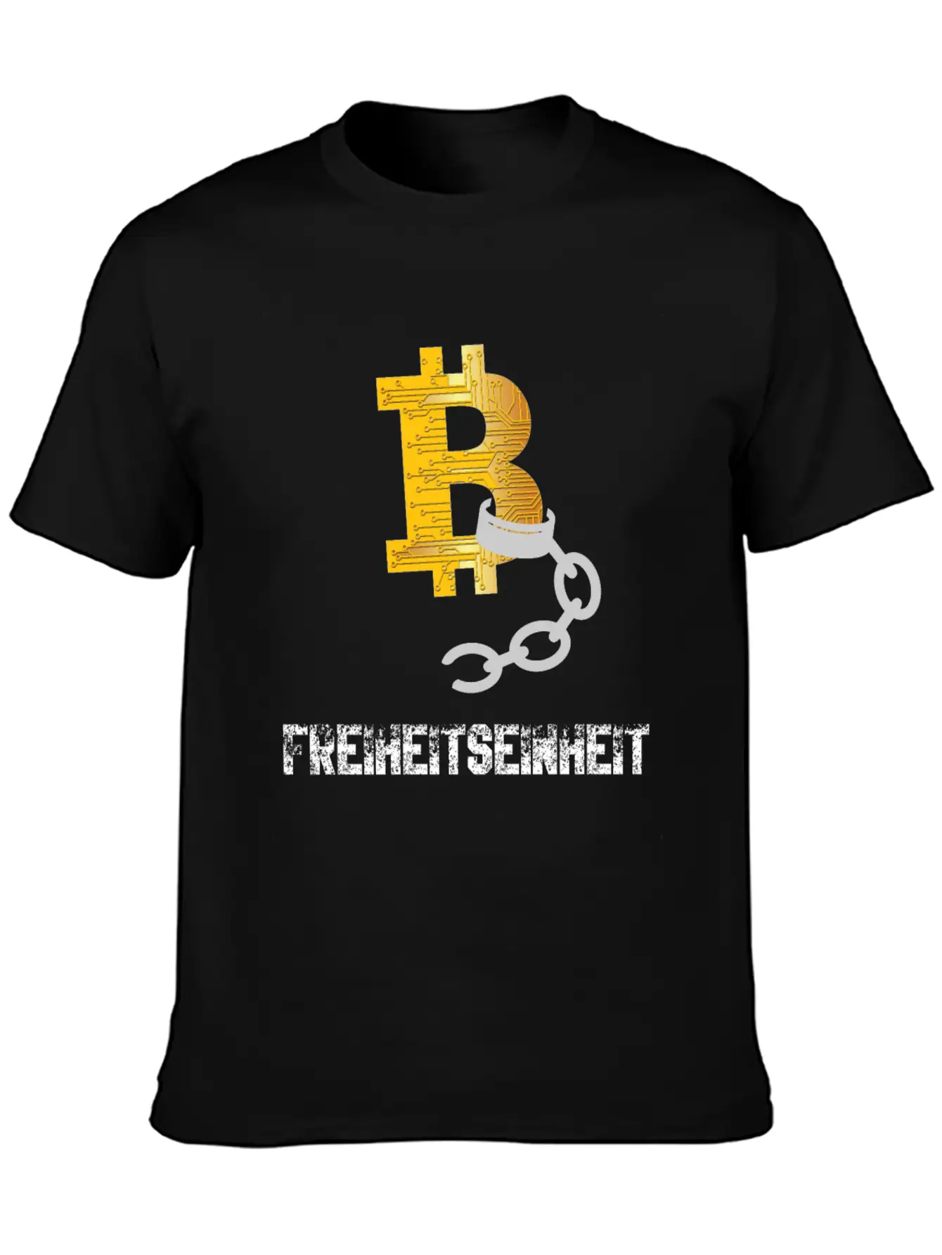 Bitcoin BTC - Freedom Unit Unisex Casual T-Shirt – Clean Design For Daily Comfort