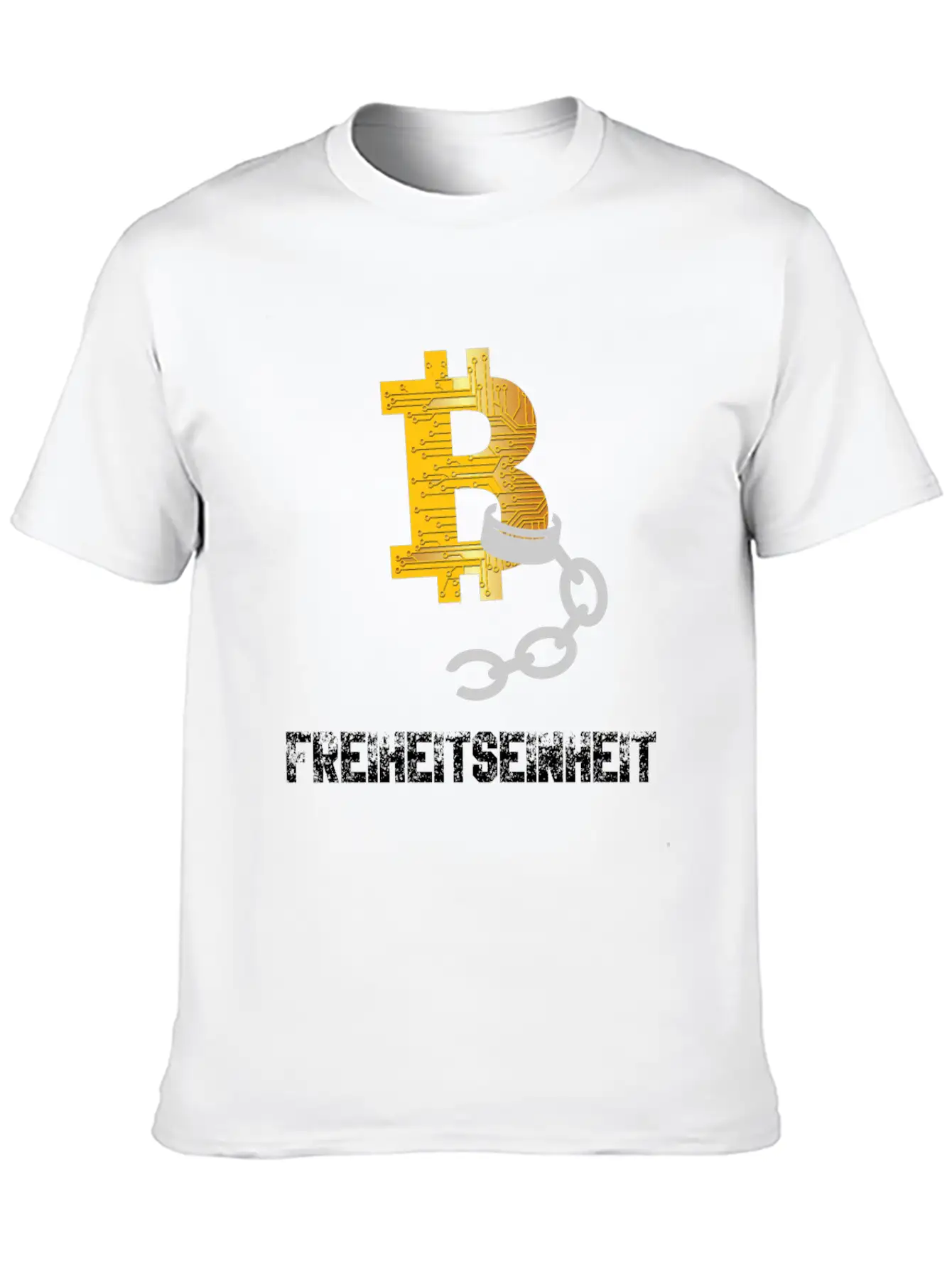 Bitcoin BTC - Freedom Unit Unisex Casual T-Shirt – Clean Design For Daily Comfort