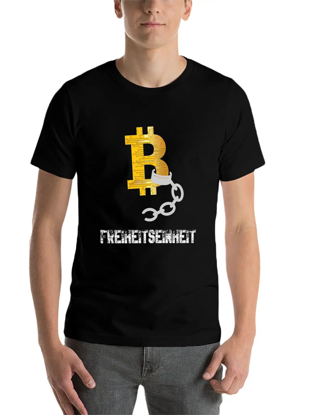 Bitcoin BTC - Freedom Unit Unisex Casual T-Shirt – Clean Design For Daily Comfort