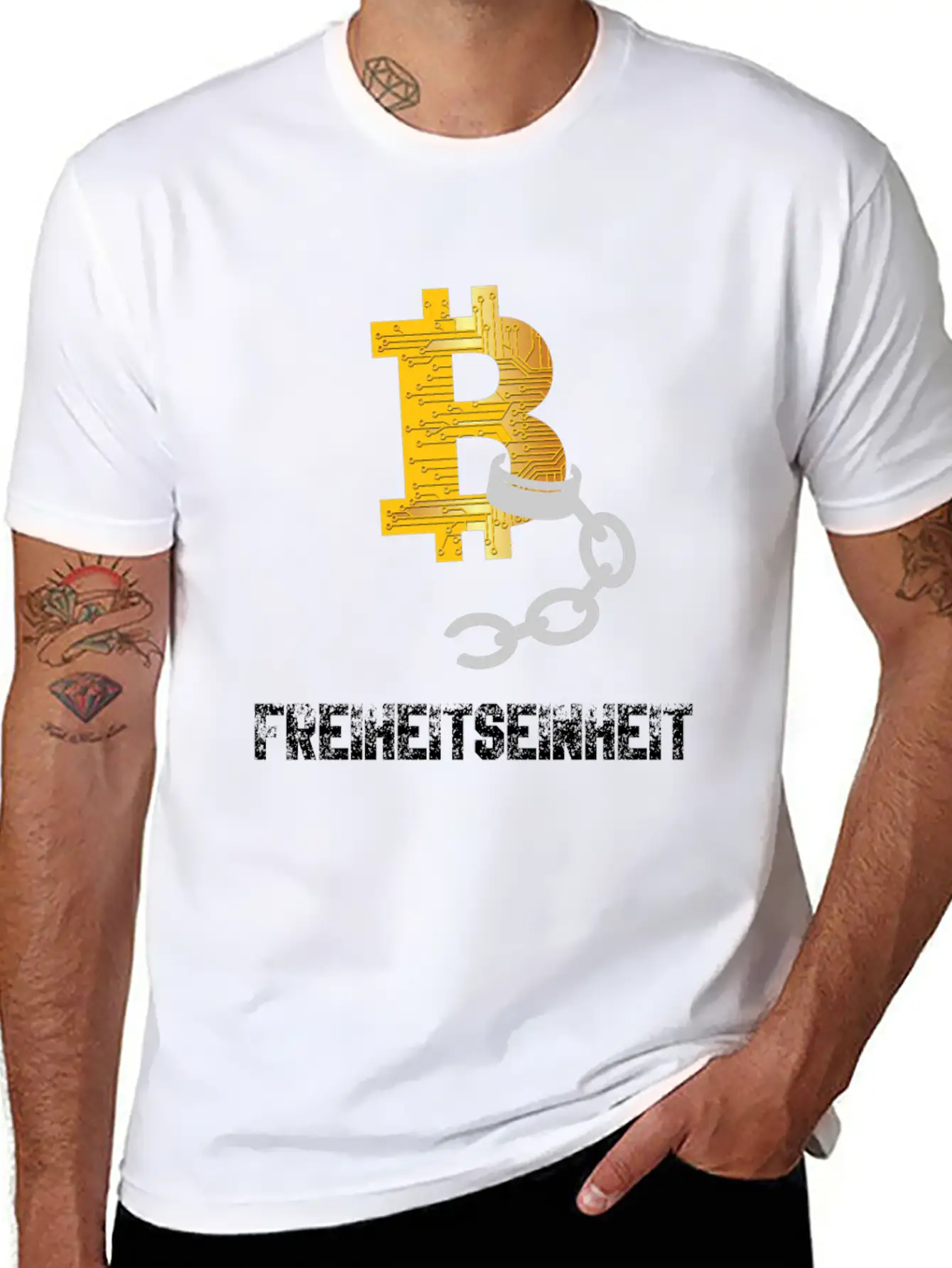 Bitcoin BTC - Freedom Unit Unisex Casual T-Shirt – Clean Design For Daily Comfort