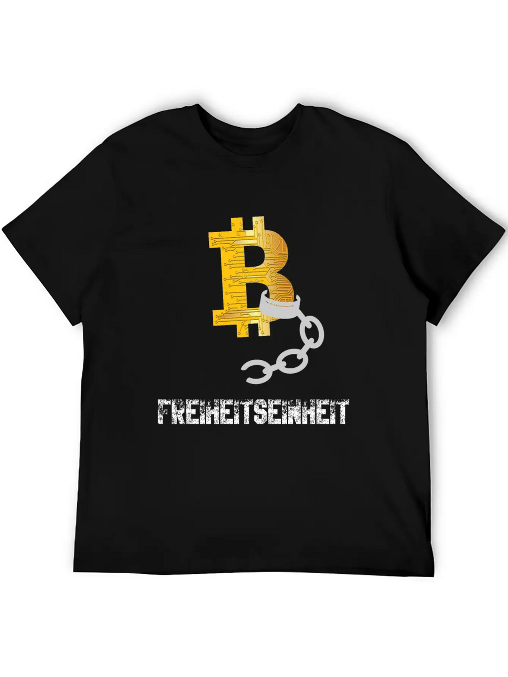 Bitcoin BTC - Freedom Unit Unisex Casual T-Shirt – Clean Design For Daily Comfort