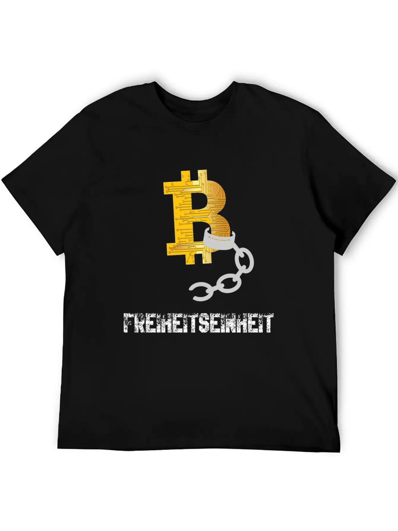 Bitcoin BTC - Freedom Unit Unisex Casual T-Shirt – Clean Design For Daily Comfort
