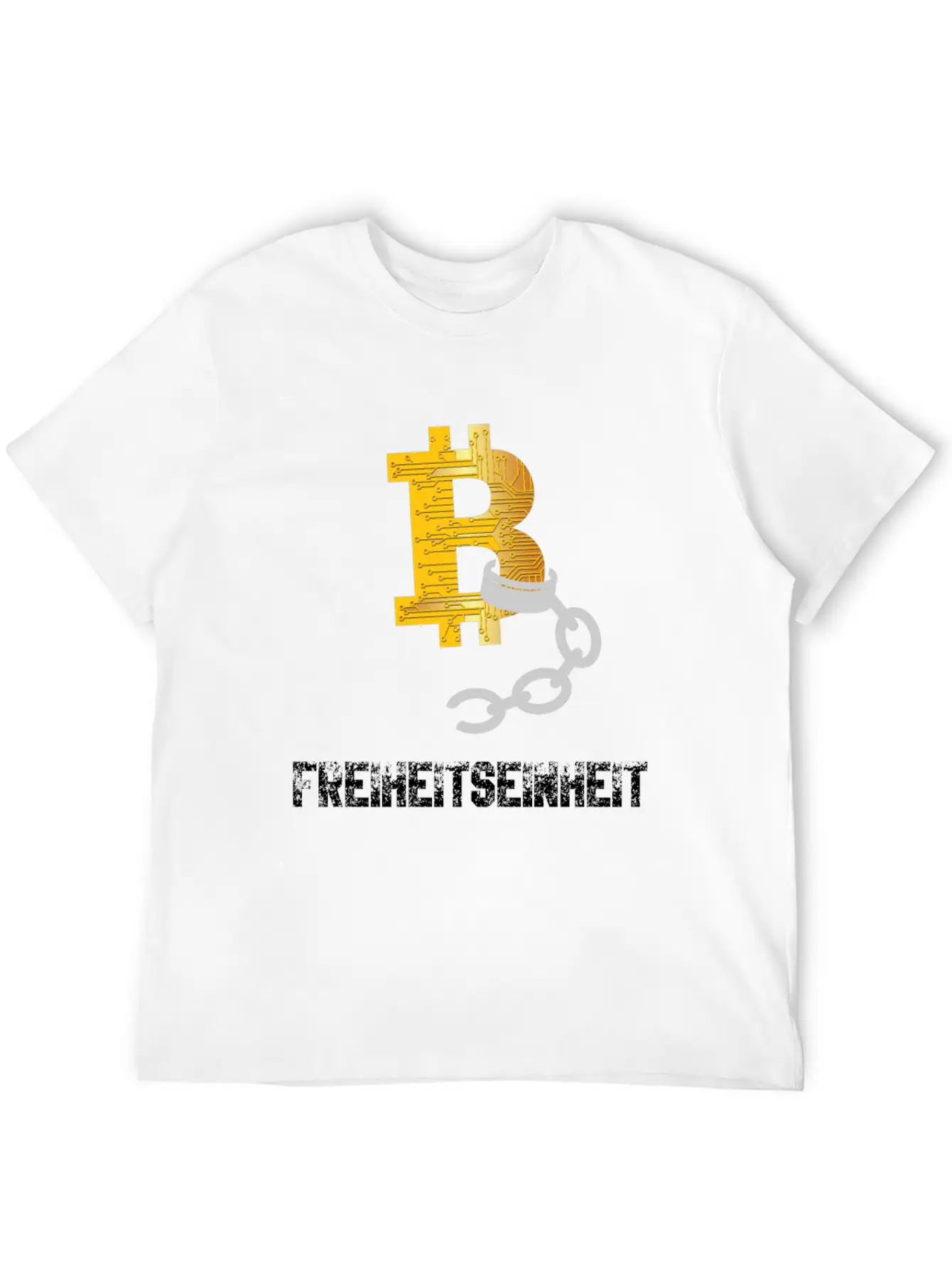 Bitcoin BTC - Freedom Unit Unisex Casual T-Shirt – Clean Design For Daily Comfort