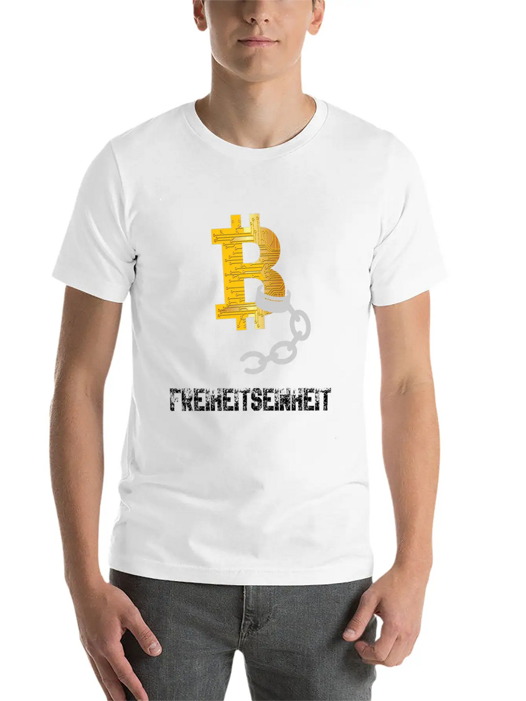 Bitcoin BTC - Freedom Unit Unisex Casual T-Shirt – Clean Design For Daily Comfort